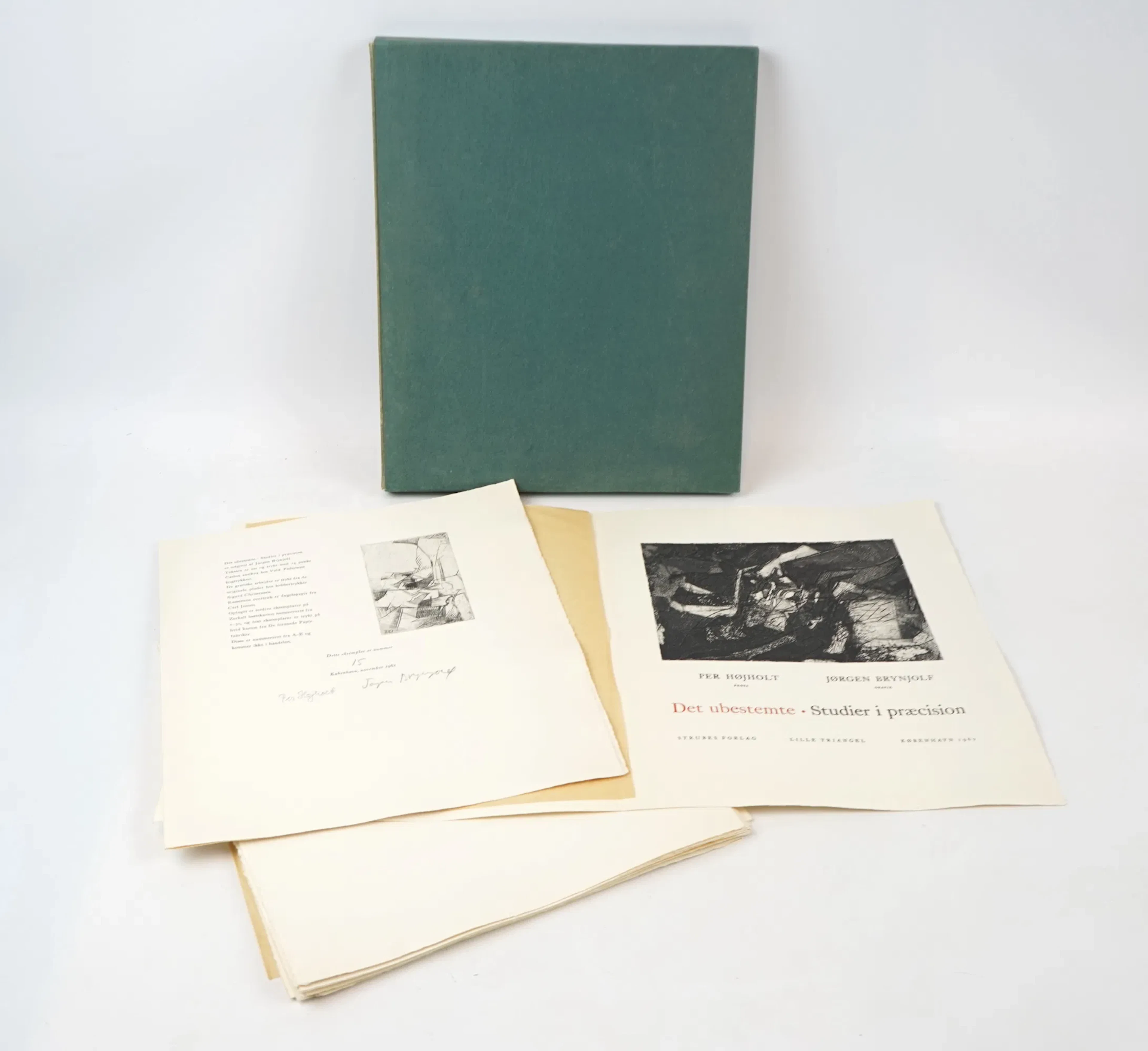 Jörgen Brynjolf, ''Studies in Precision'', with deletions, partly signed
