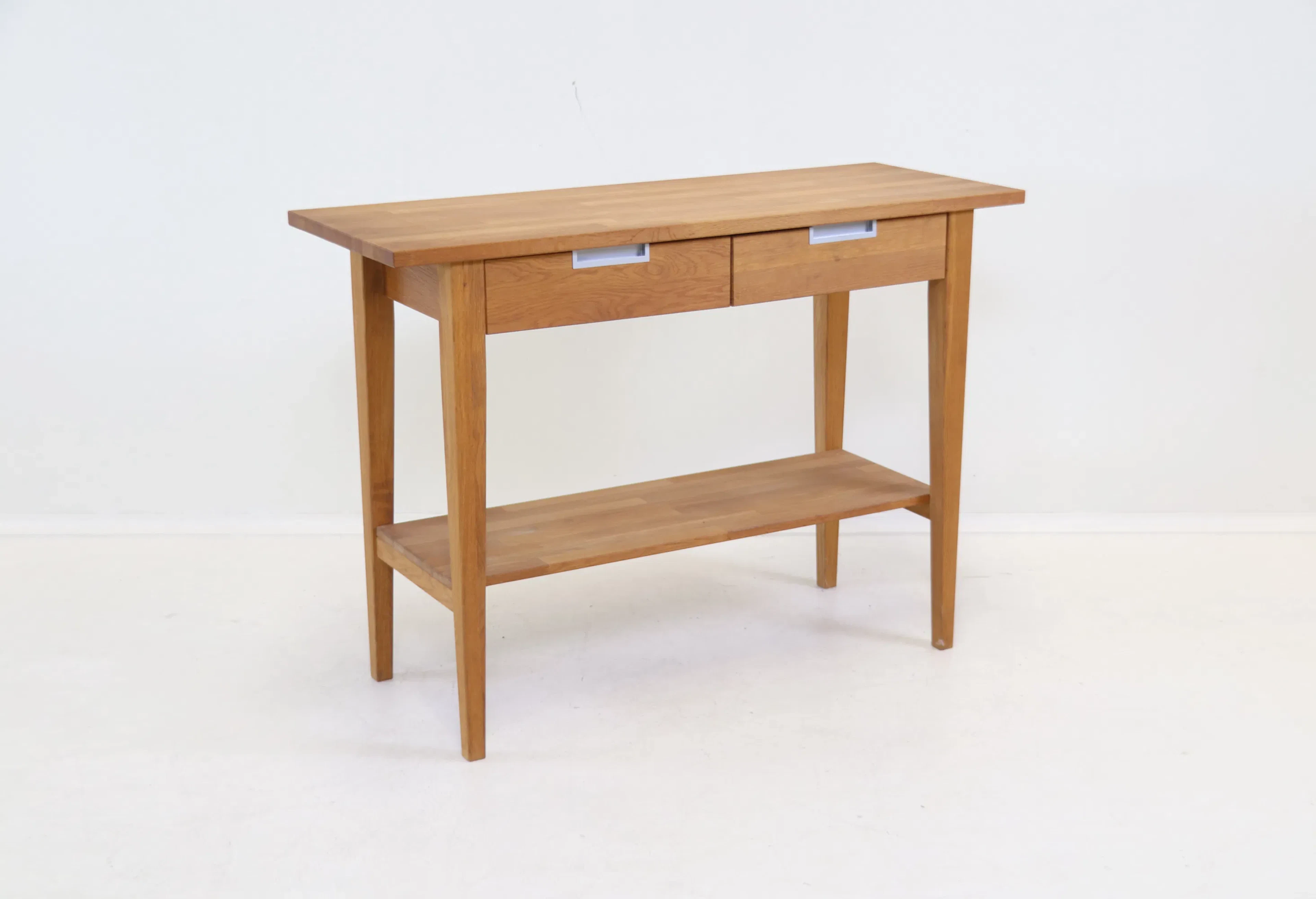 Comodino laterale, 2 cassetti, quercia, "Ekhard", IKEA.