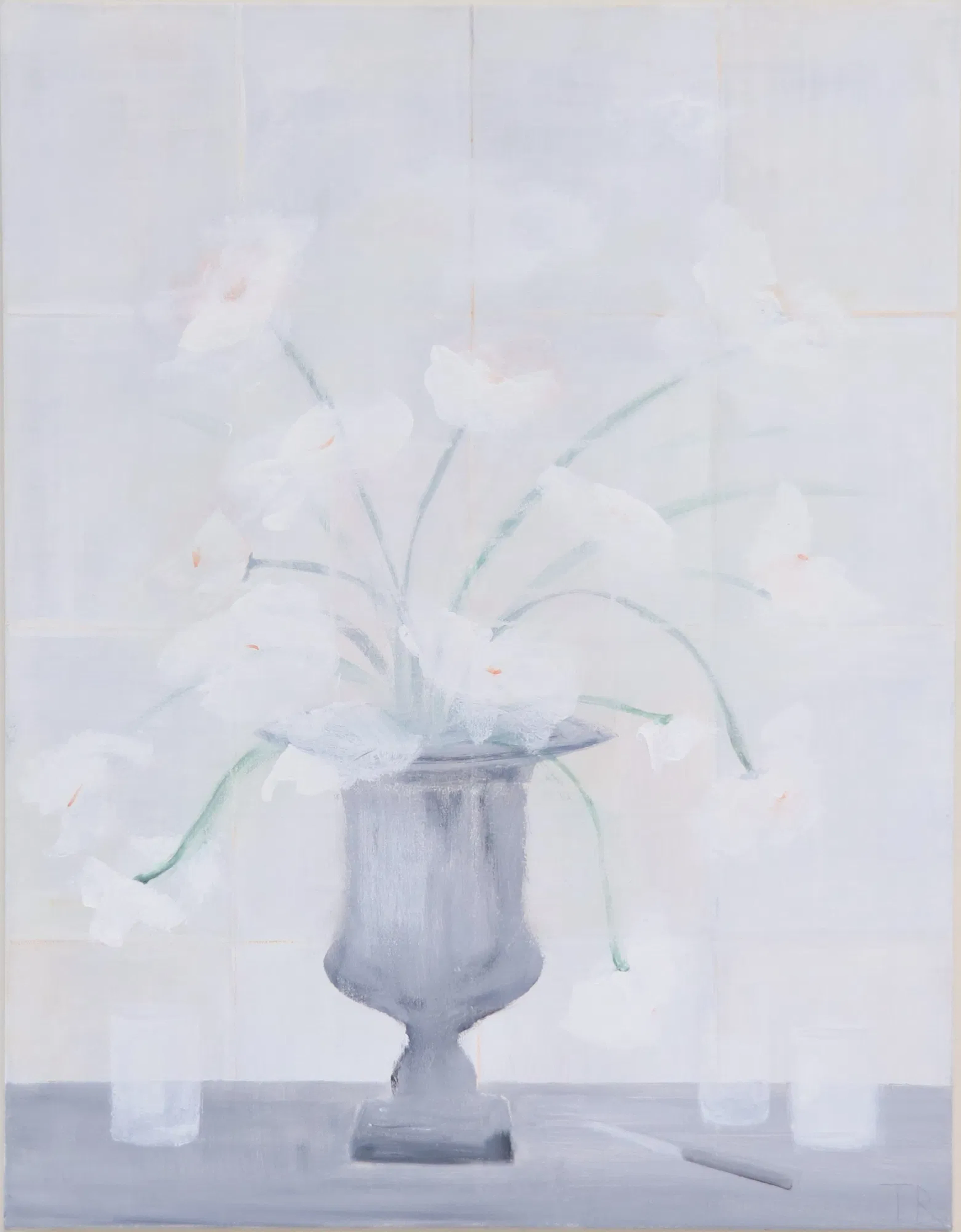Thérèse Reuterswärd, "The Urn", oil on canvas, monogrammed signed TR, dated -19.