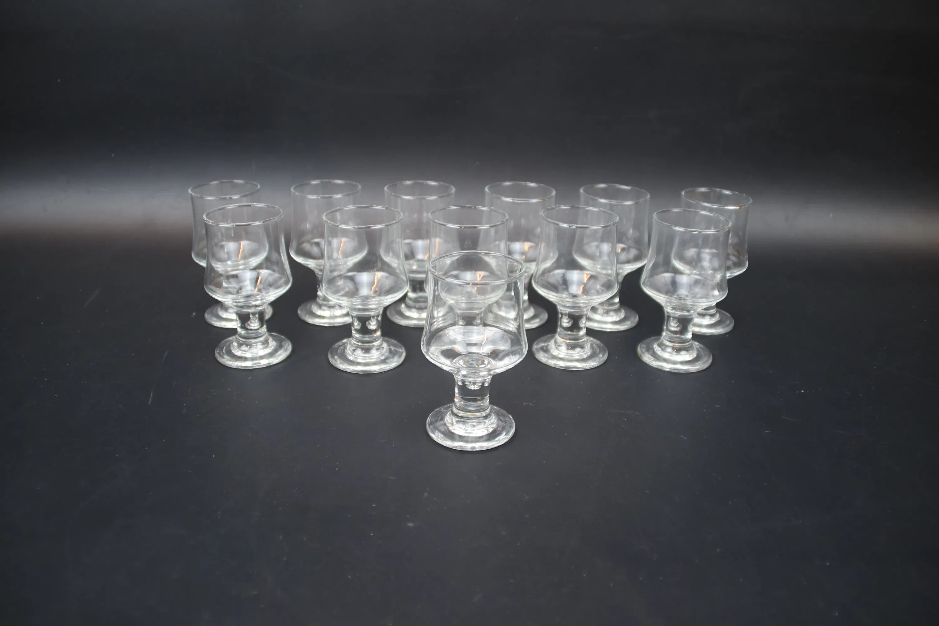 Per Lütken, a 12-piece "Hamlet" glass jar, Holmegaard.
