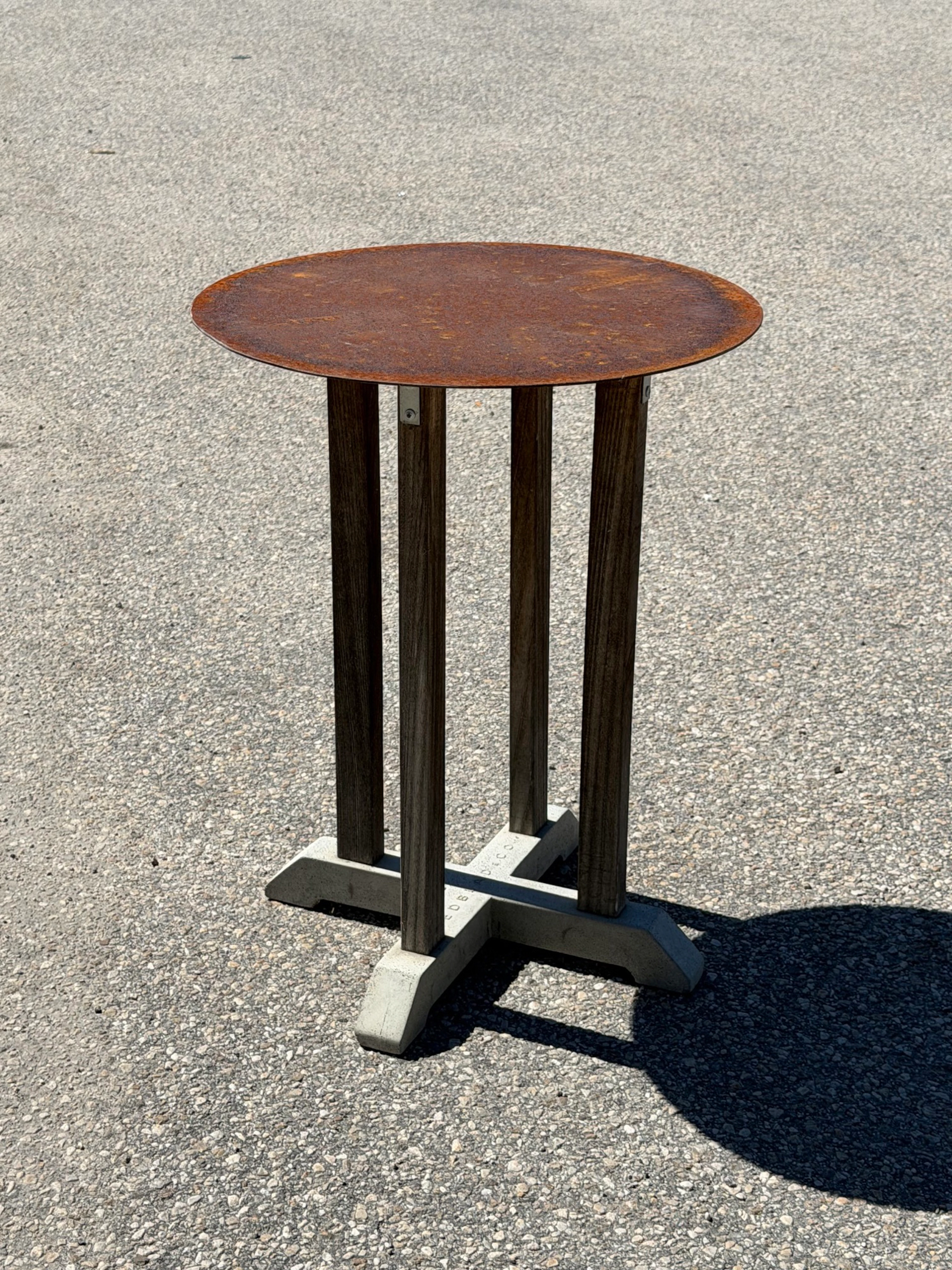 Table de jardin, métal/bois/béton, Edblad & Co.