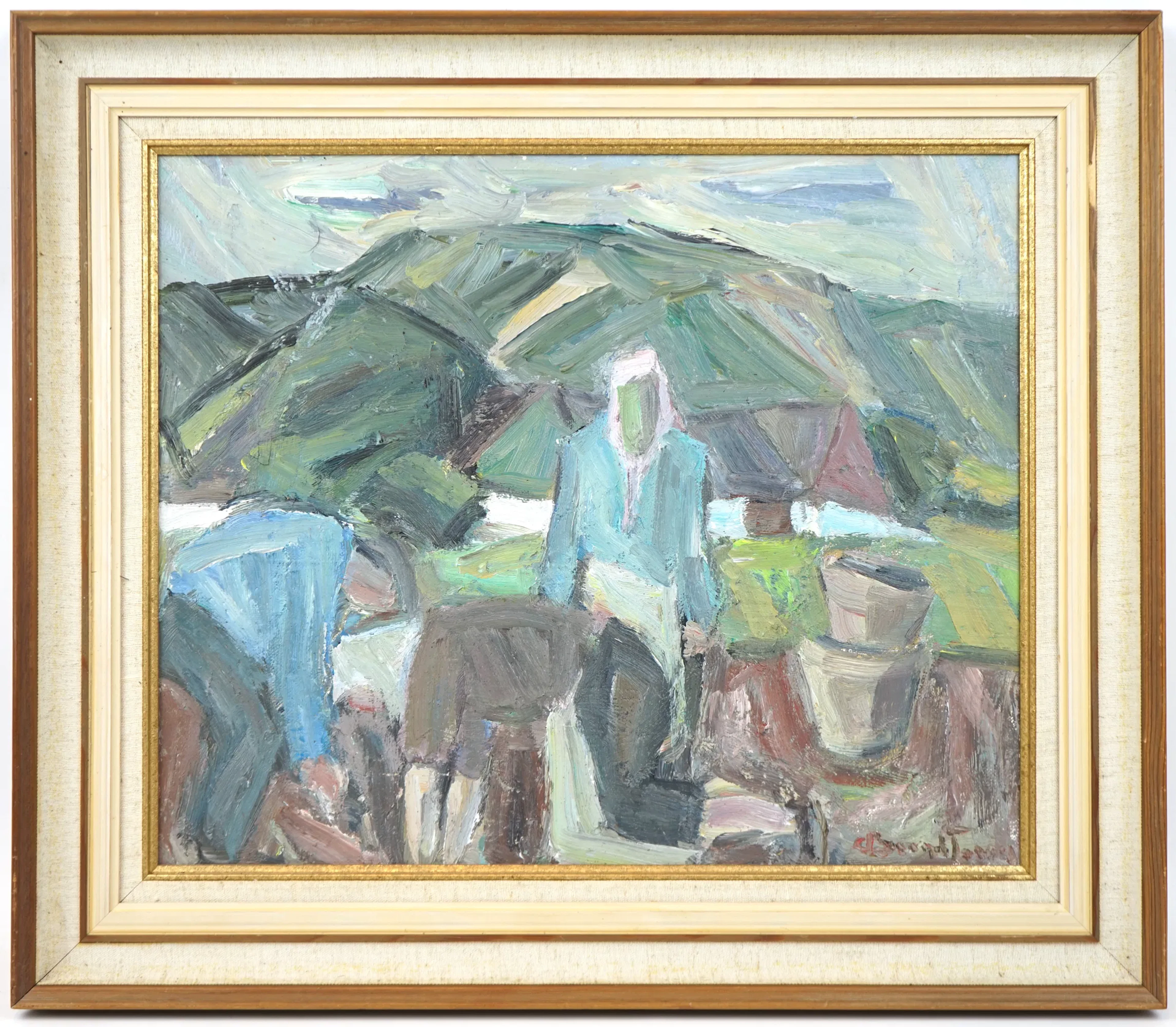 Carl Berndtsson, oil on canvas, signed.