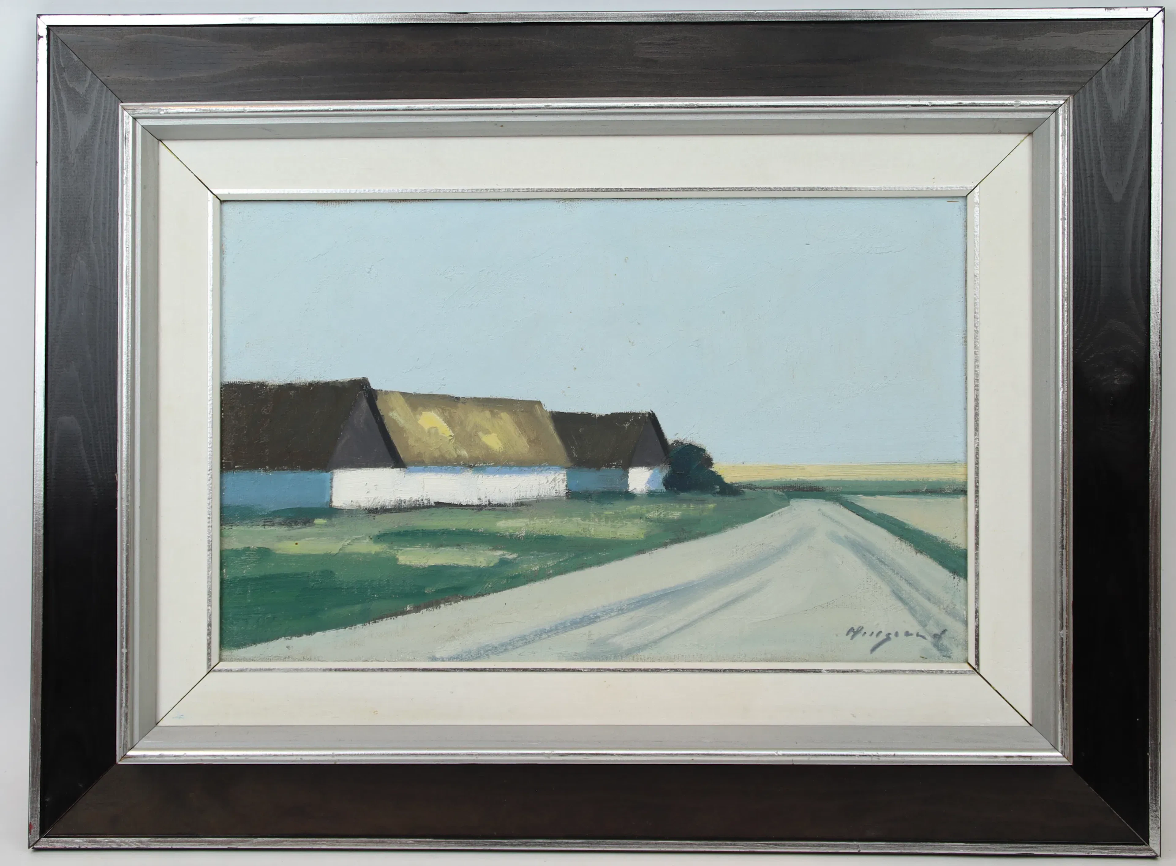 Bengt Hillgrund, olio su tela, firmato.