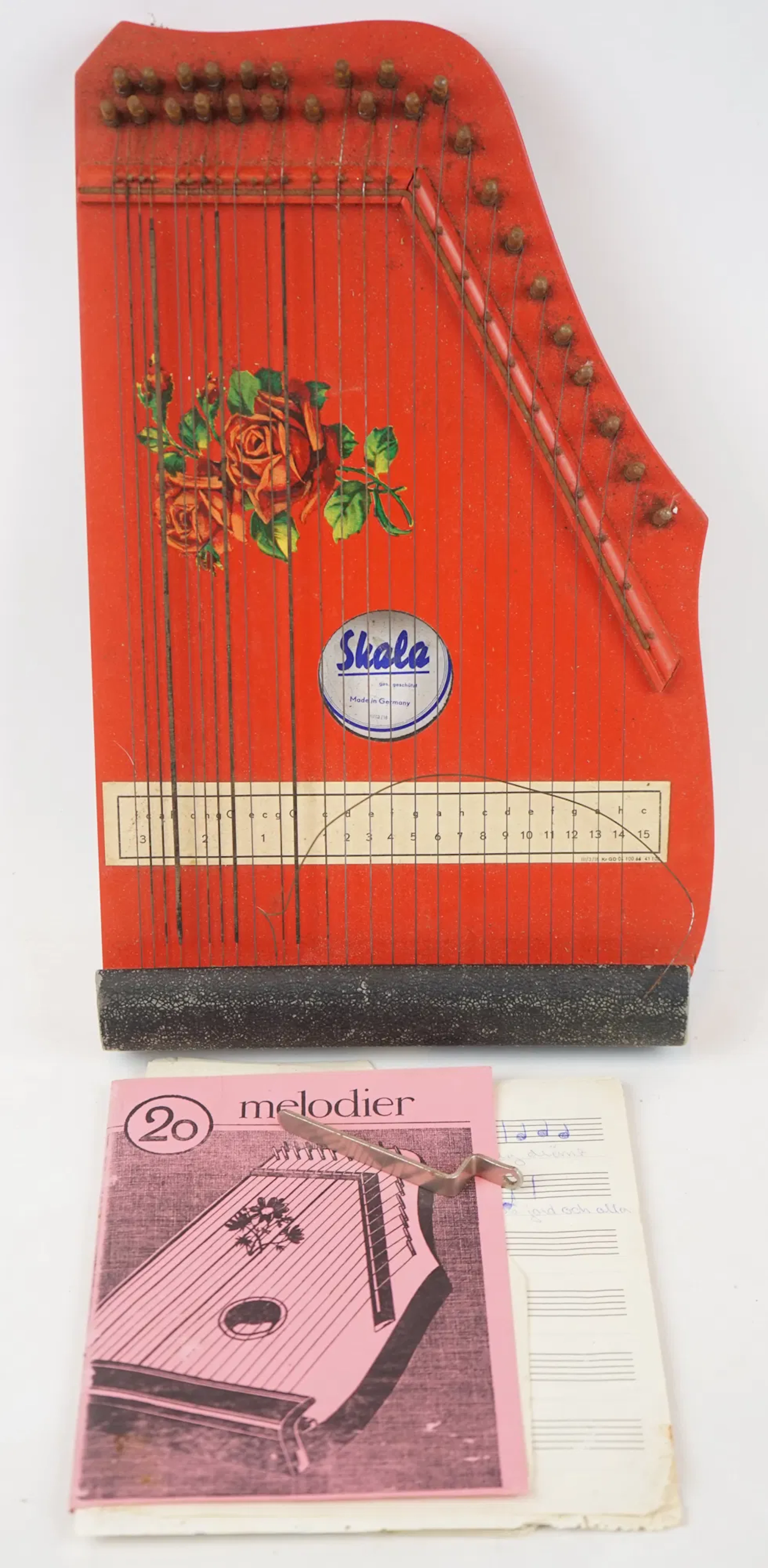 Chord Harp, Scale.