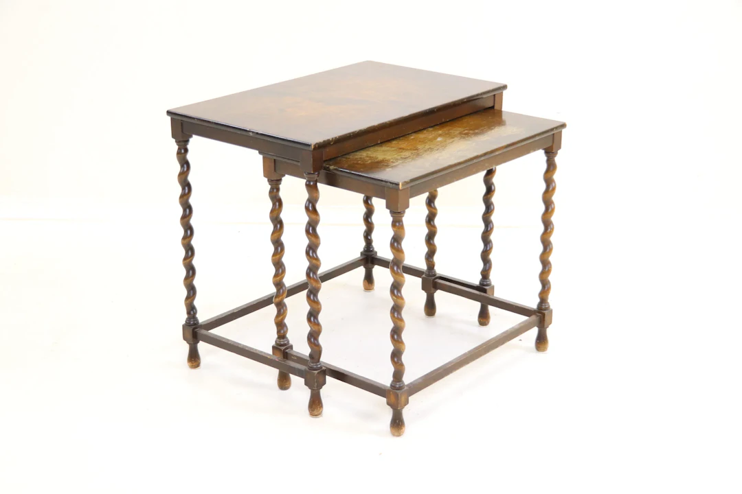 Mesa de anidación, 2 piezas, abedul.