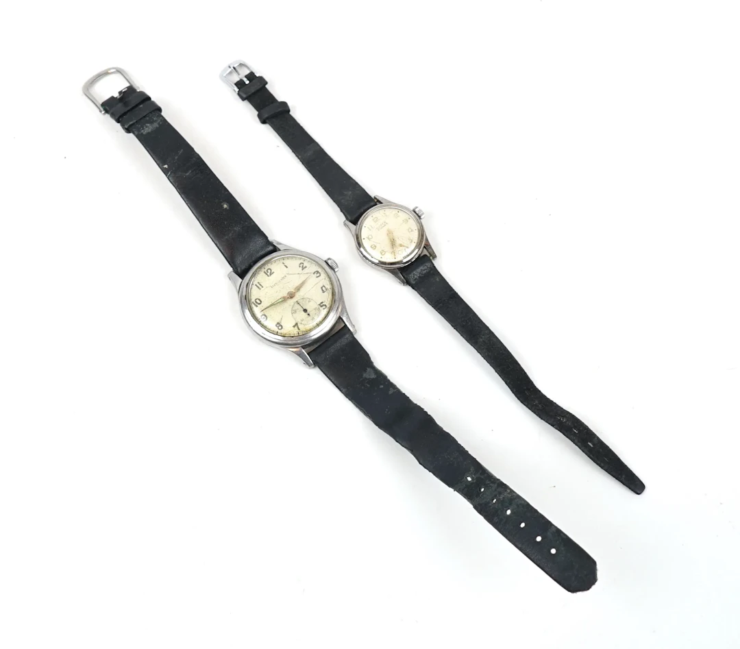 Orologi da polso, 2 pezzi, Olma e Longine, manuale, acciaio.