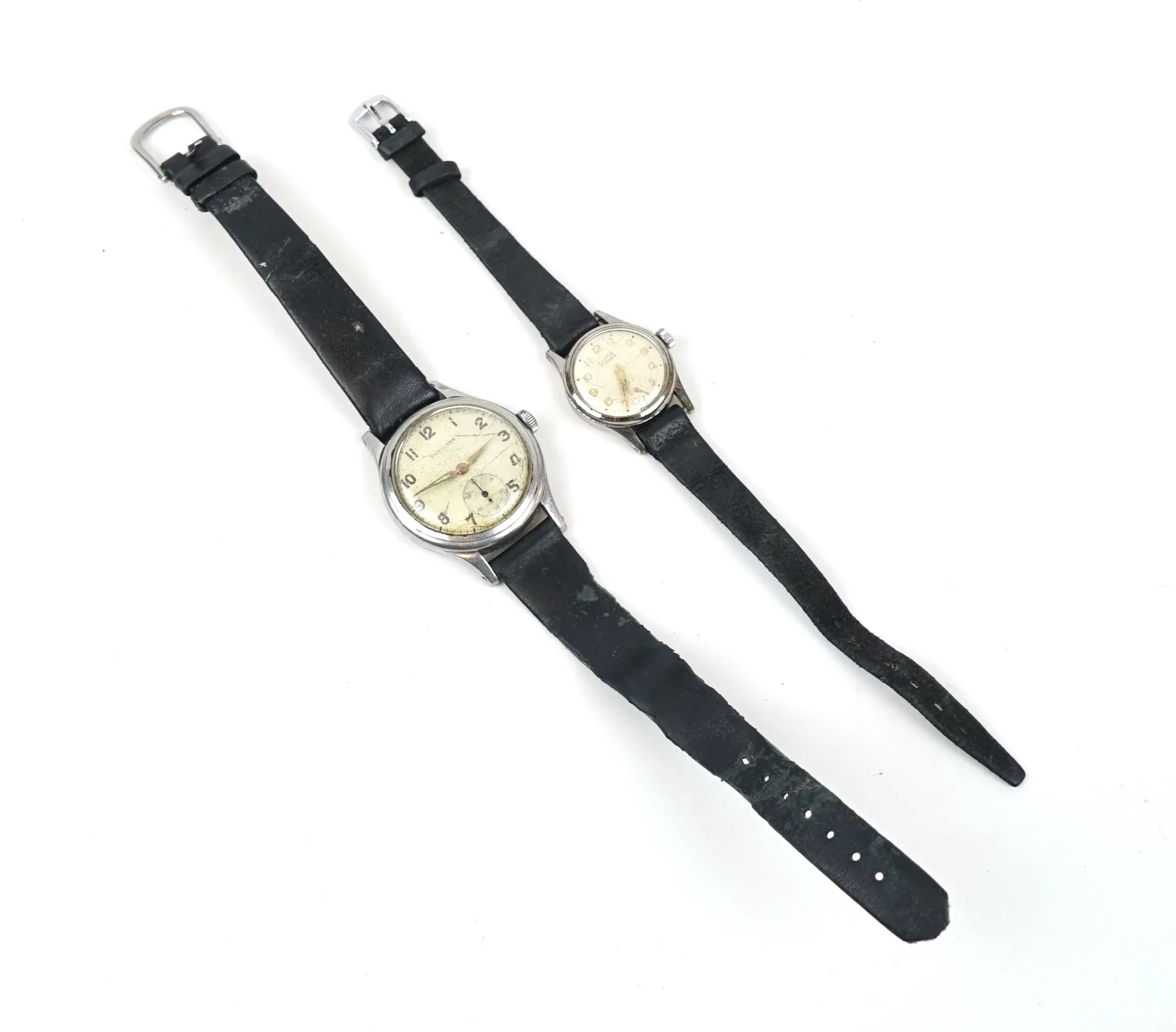 Orologi da polso, 2 pezzi, Olma e Longine, manuale, acciaio.