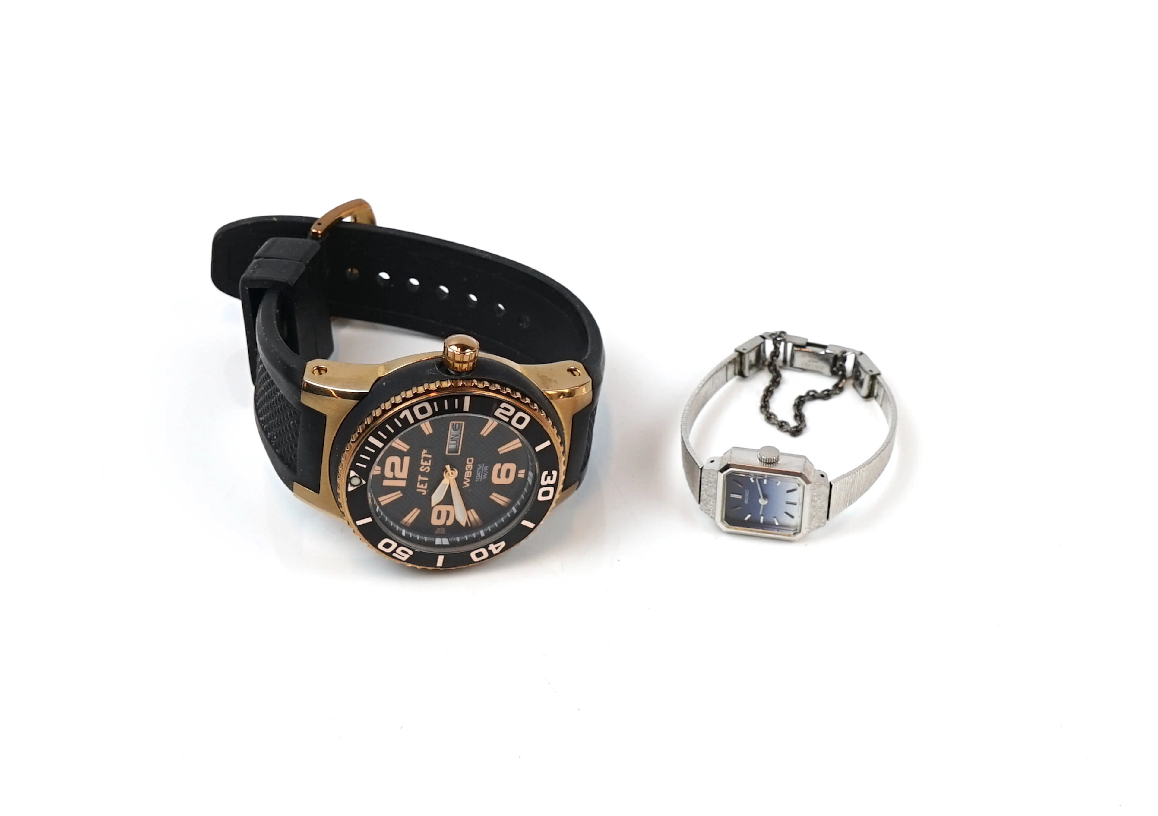 Reloj de pulsera, 2 piezas, Jet Set WB30 y Seiko.