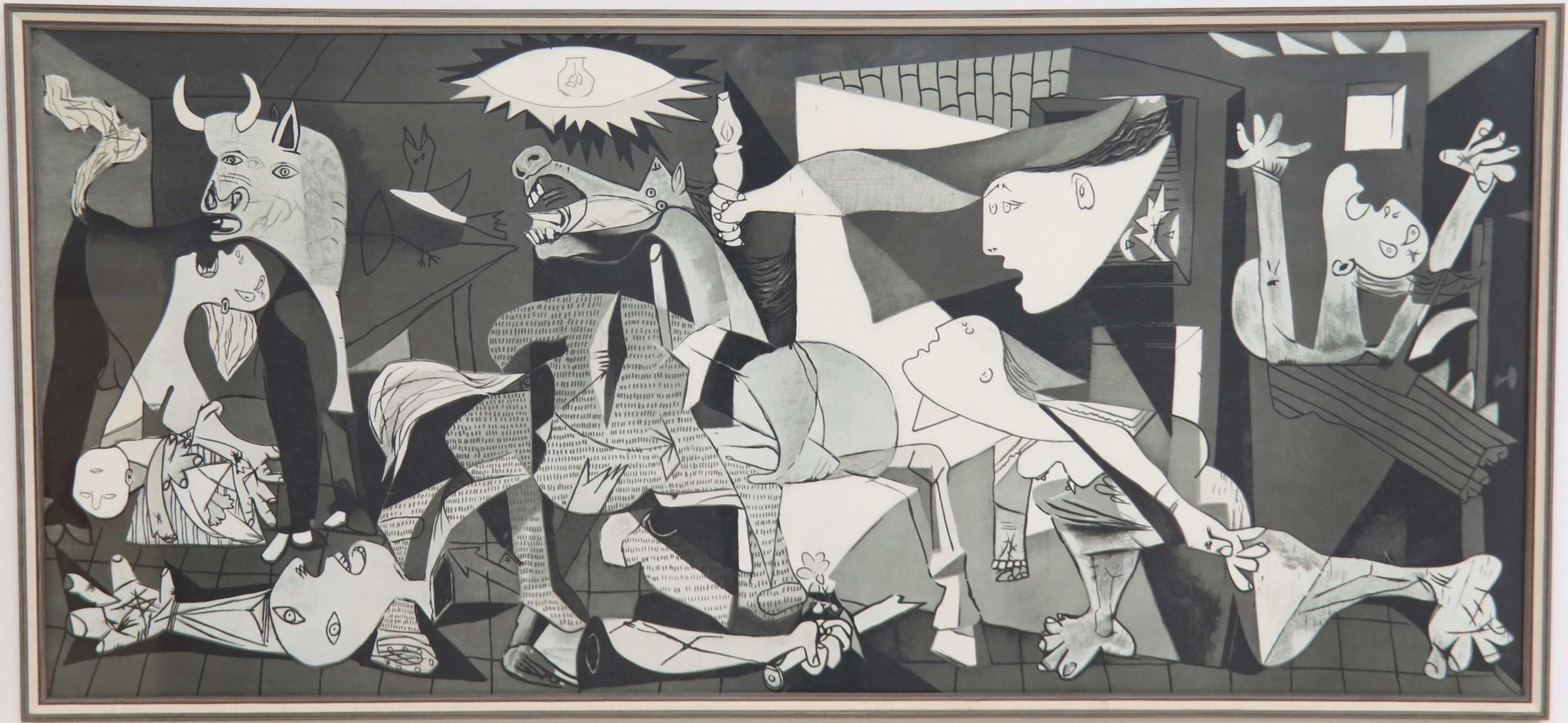 Pablo Picasso, nach "Guernica", Druck.