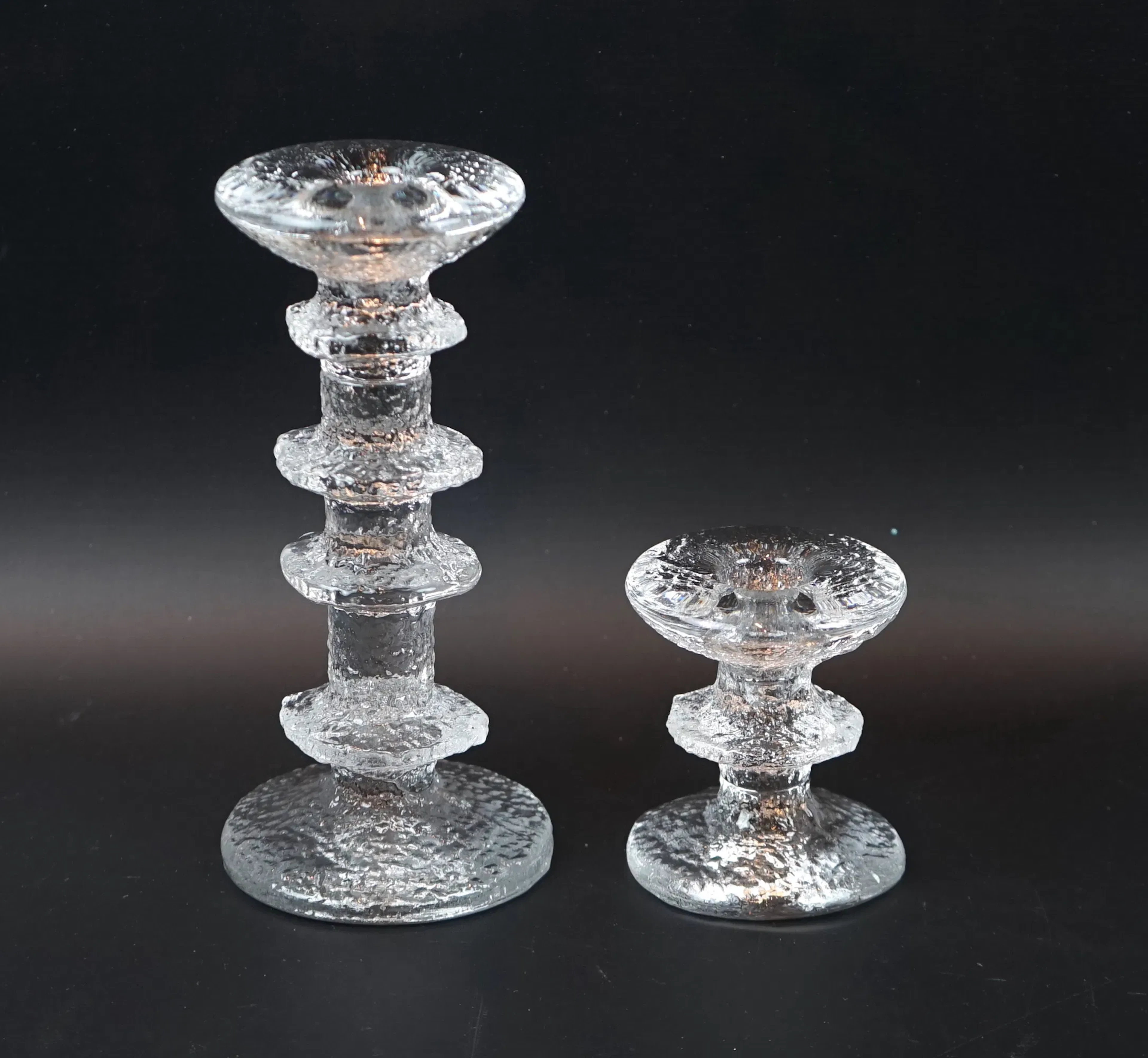 Timo Sarpaneva, un candelabro di vetro, 2''Festivo''', Iittala, Finlandia