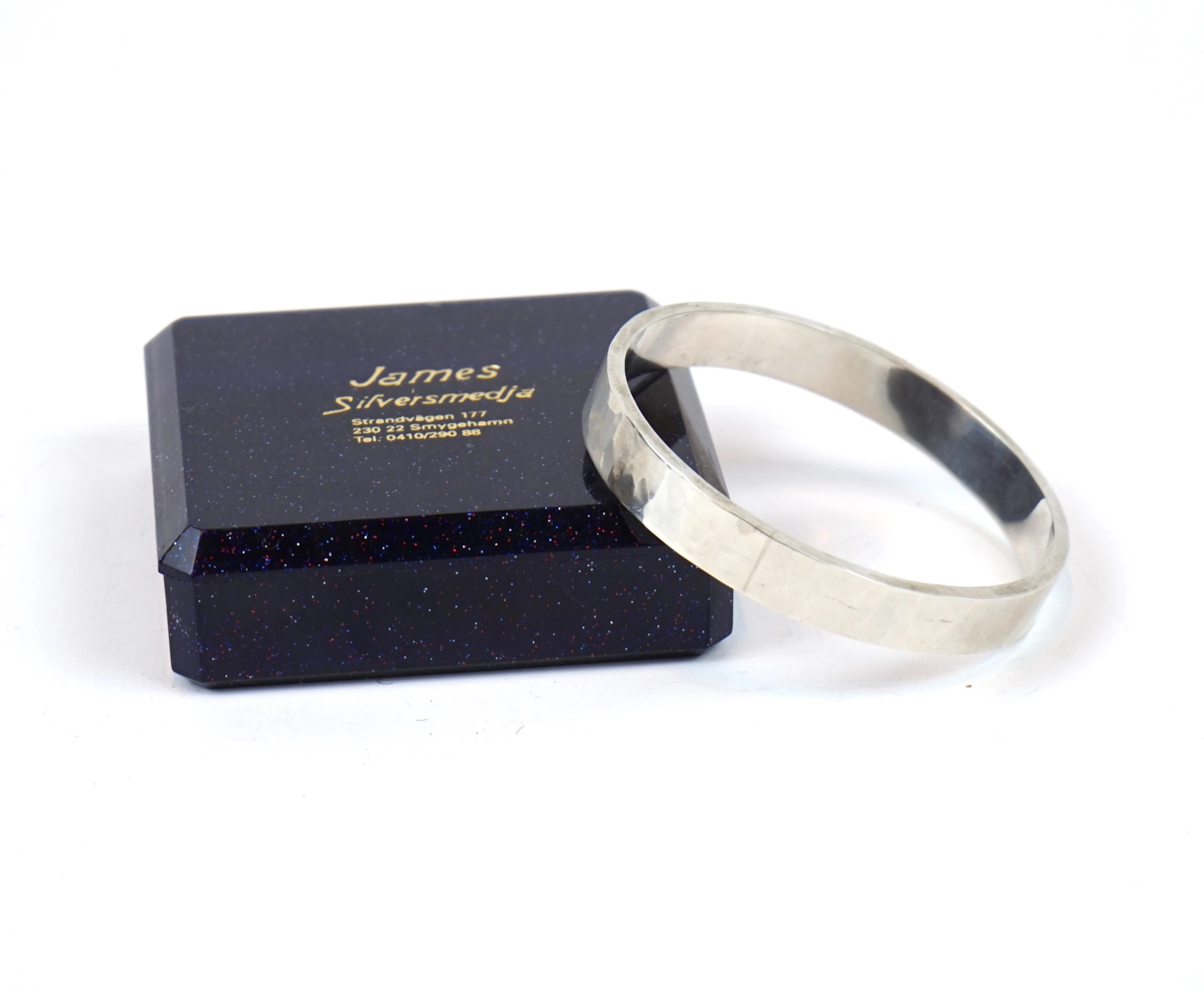 Brazalete, plata de ley 925, James silversmith, 1997.