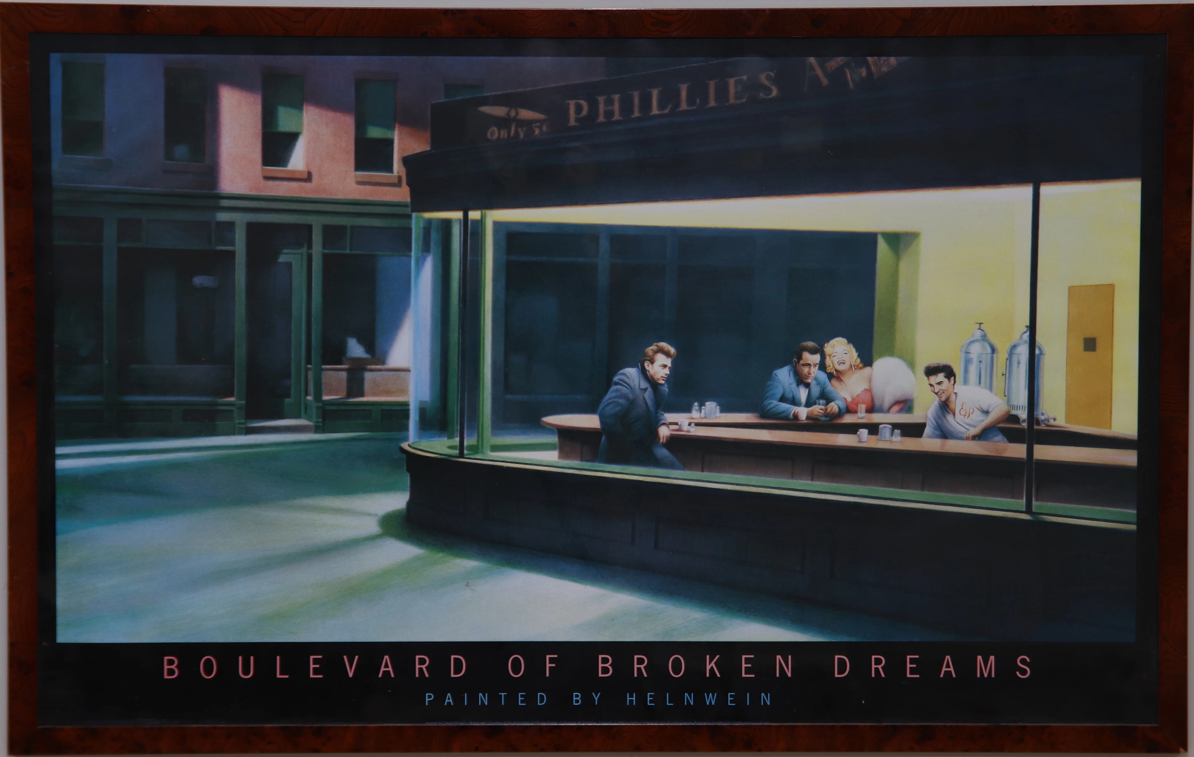 Poster, Gottfried Helnwein, "Boulevard of Broken Dreams".
