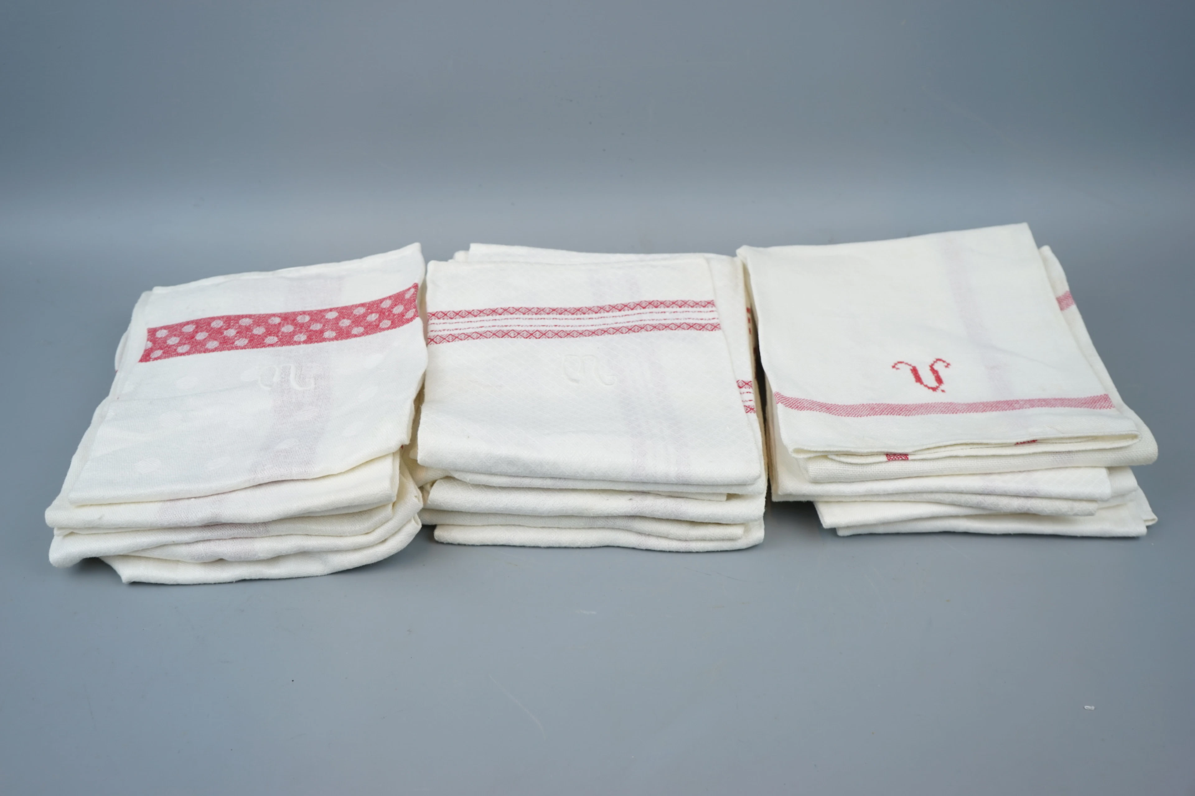 Handtücher, viel, Wäsche, 1900er Jahre.