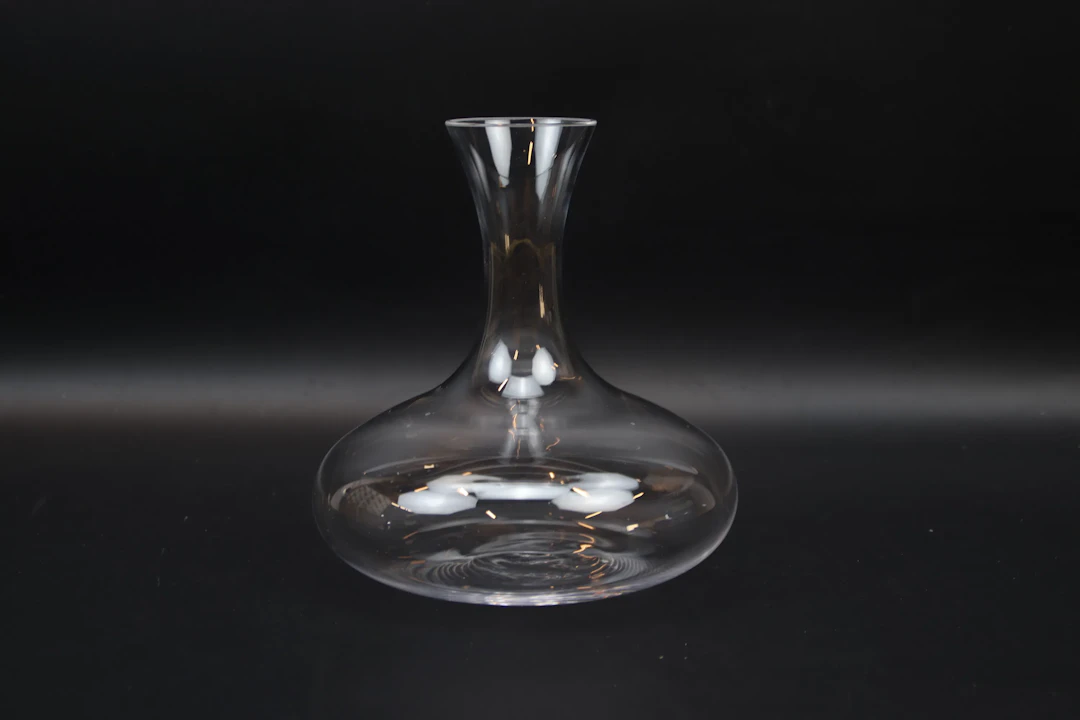Decantador, cristal, Alessi.