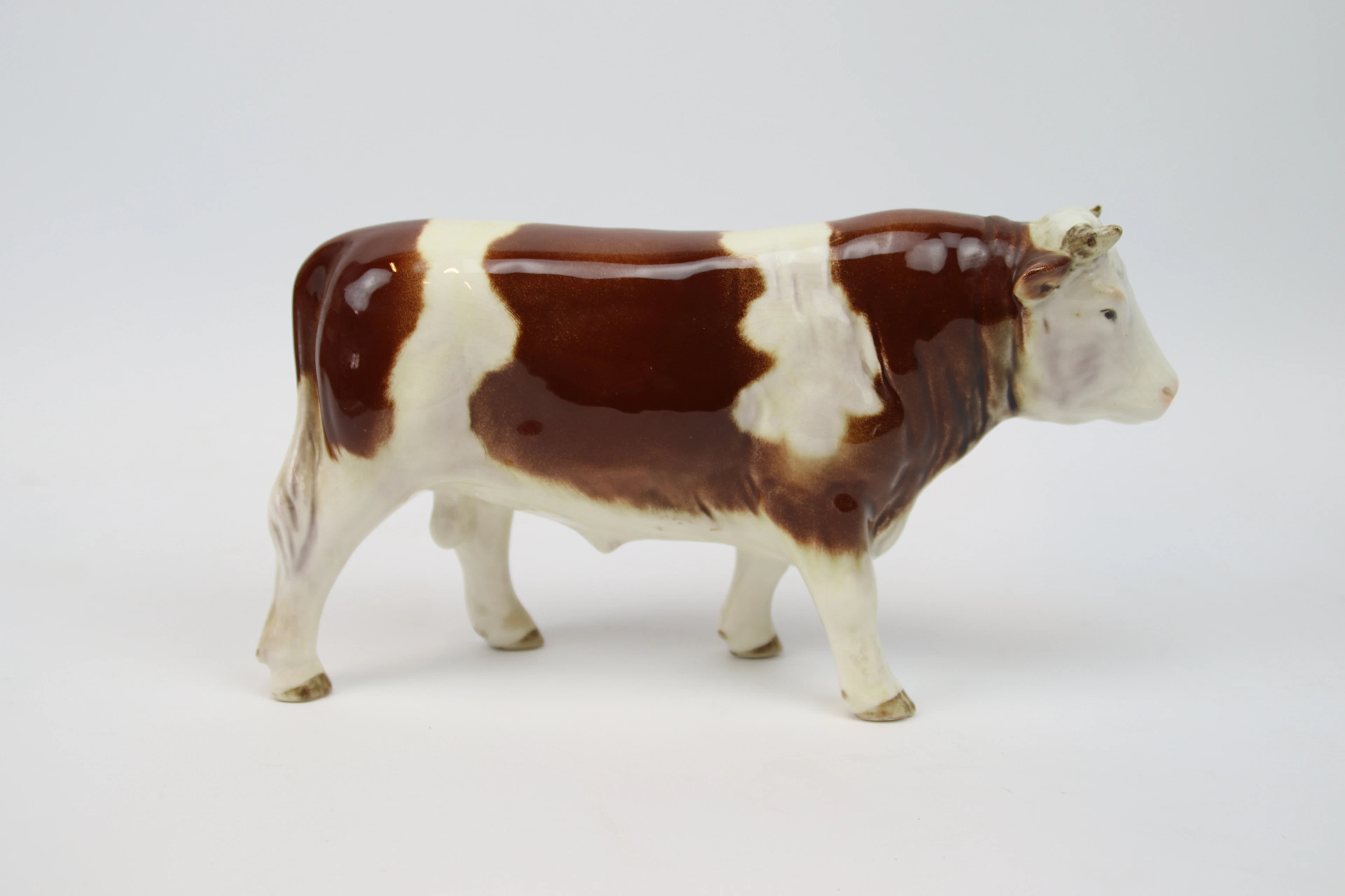 Figurine, bull, porcelain, Goebel.