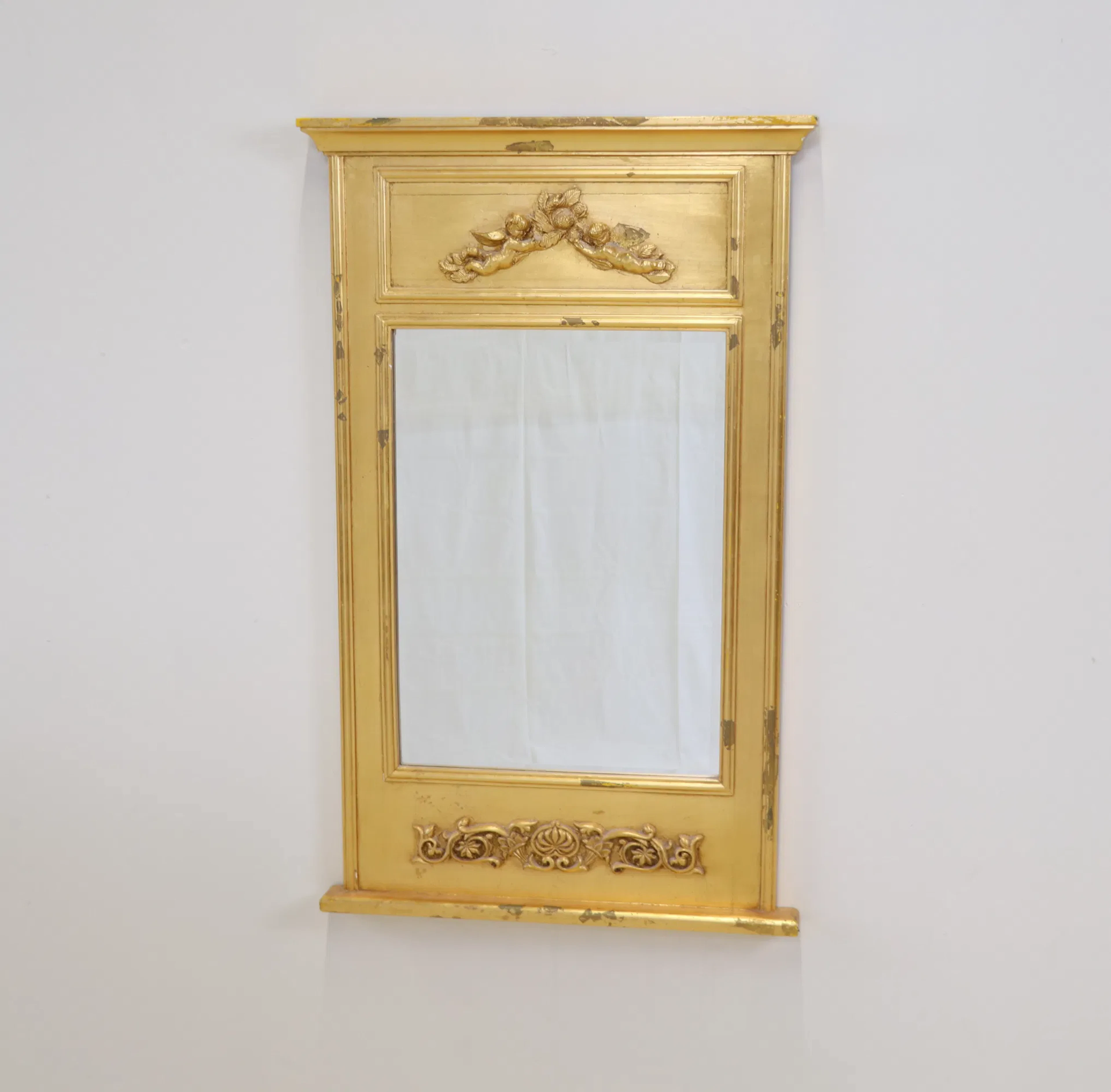 Mirror, gilded frame, late Gustavian style.