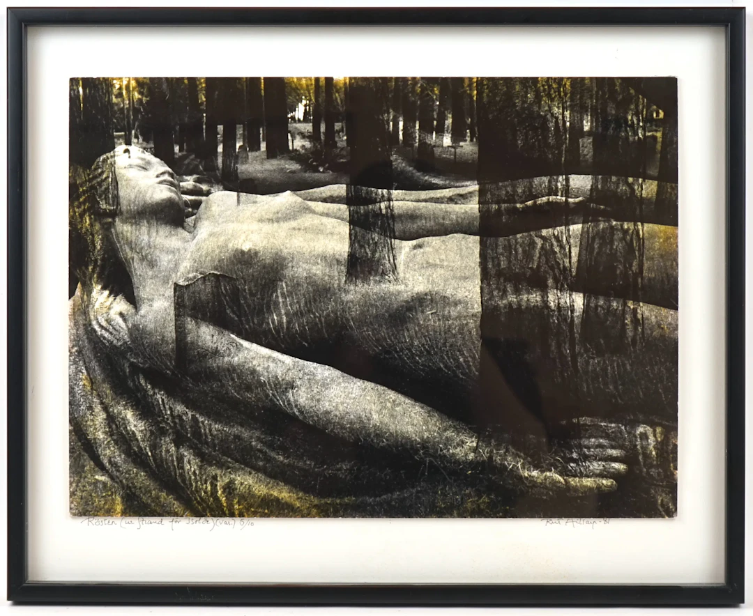Rut Hillarp, ''The Voice'', silver gelatin photograph 5/10, signed, 1981.