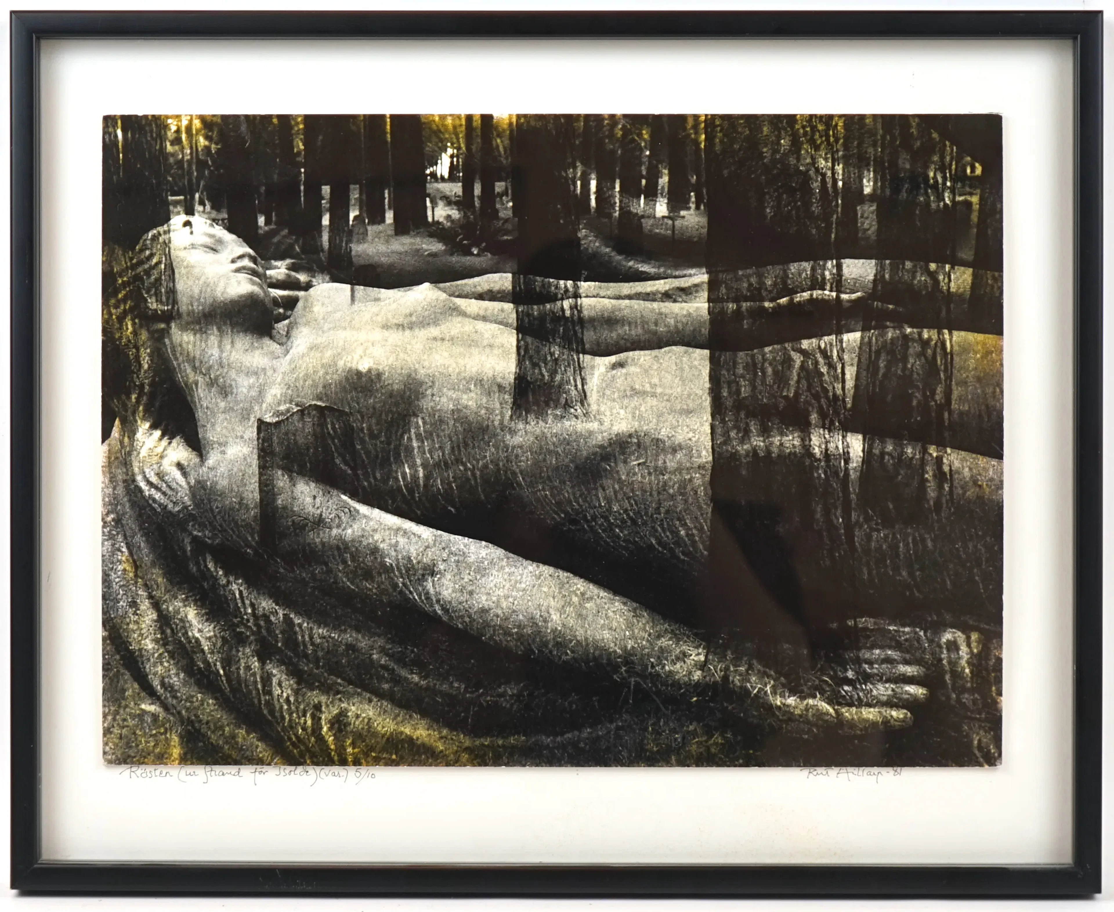 Rut Hillarp, ''The Voice'', silver gelatin photograph 5/10, signed, 1981.