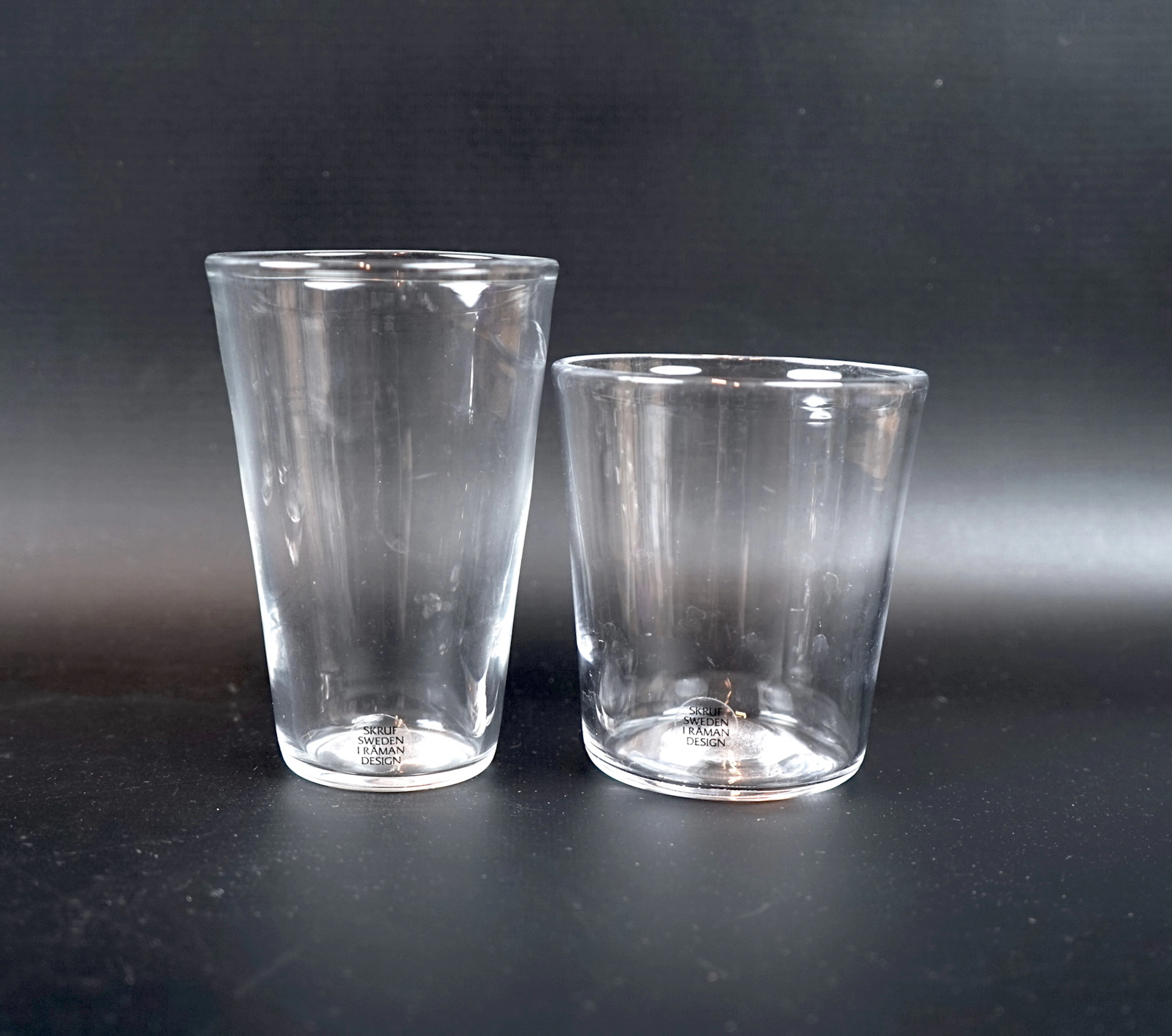 Ingegerd Råman, glas, 6+6 st, "Bellman", Skruf.