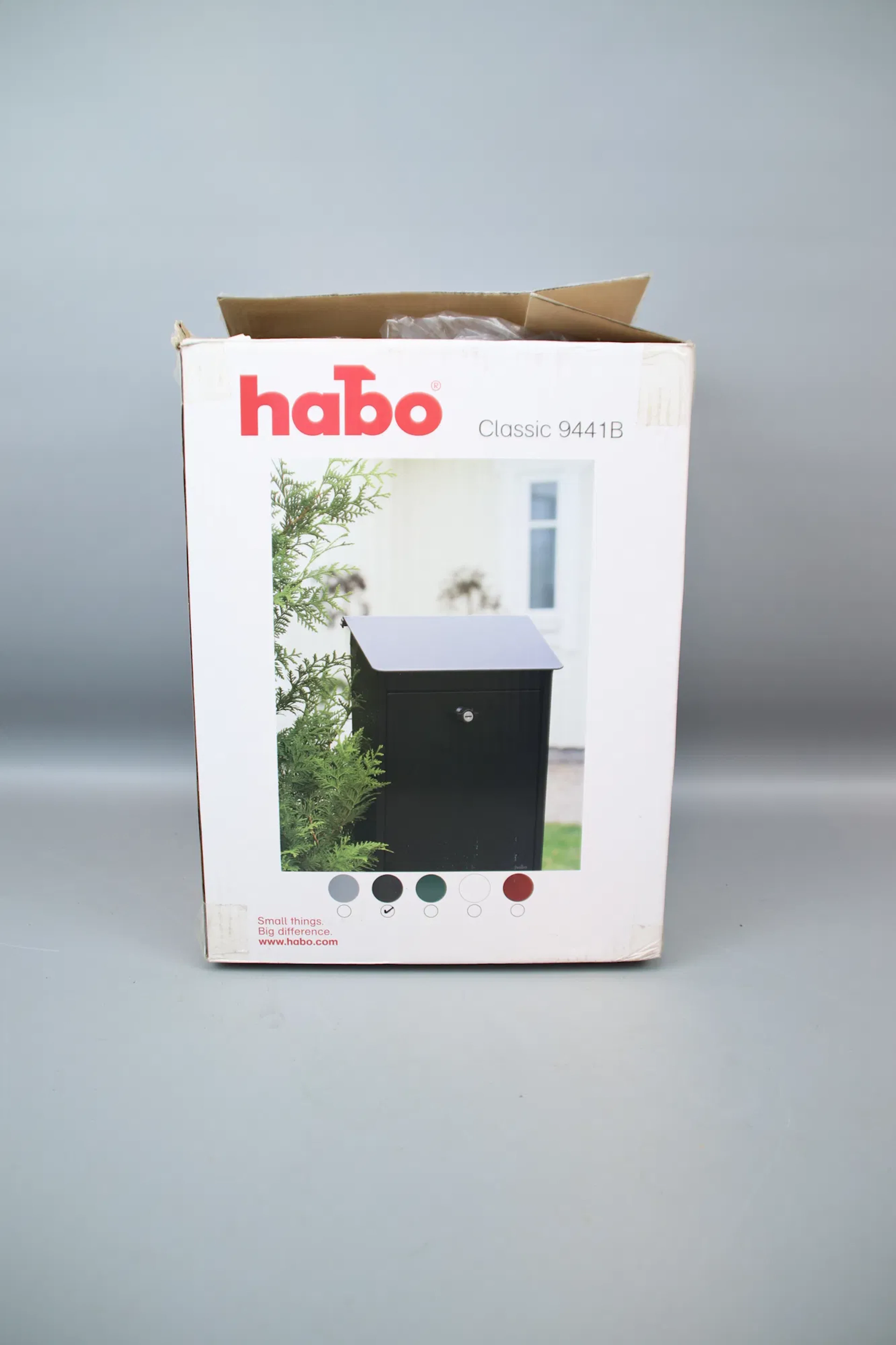 Mailbox, metal, Habo Classic 9441B.