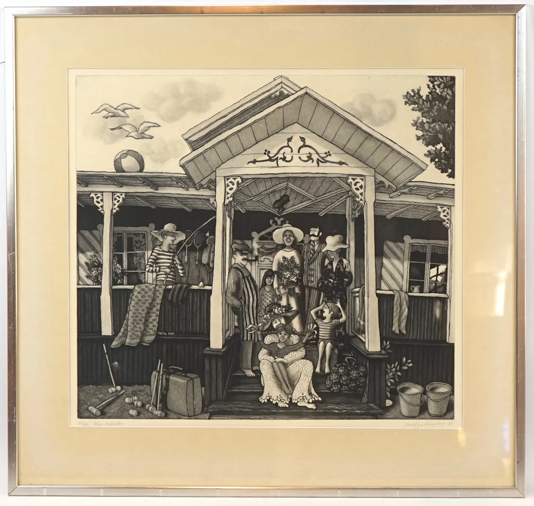 Christina Ringberg, eau-forte 53/60, signée, 1970.