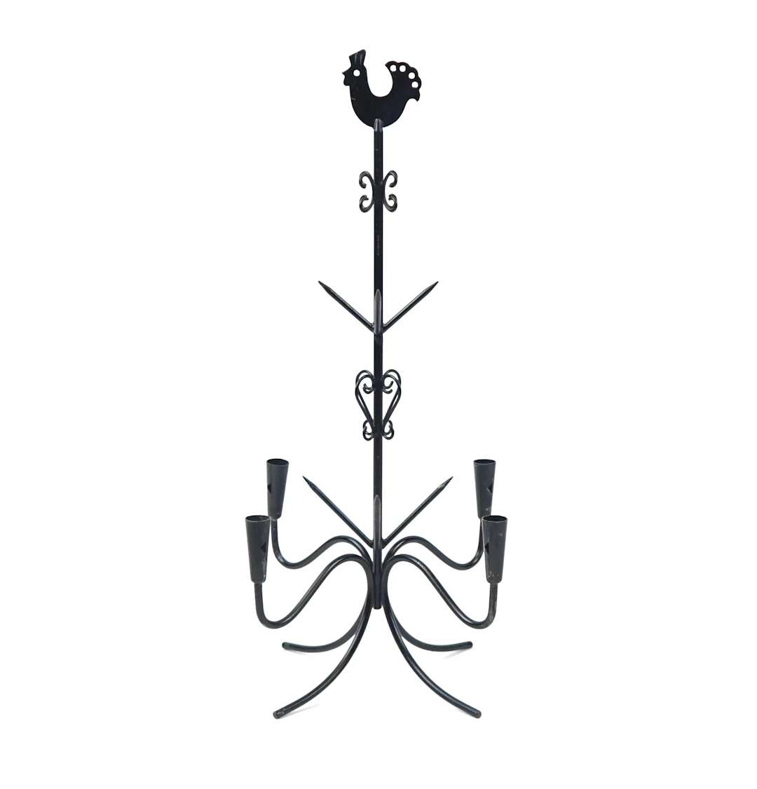 Gunnar Ander, a metal candlestick.