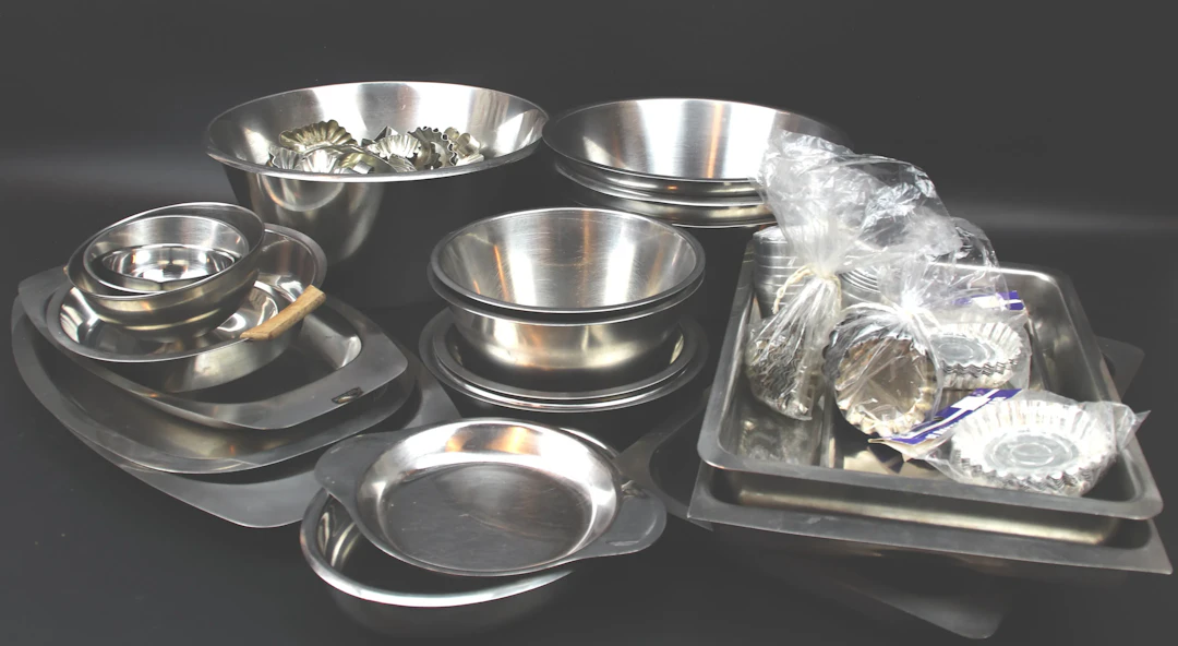 Stainless steel, one batch.