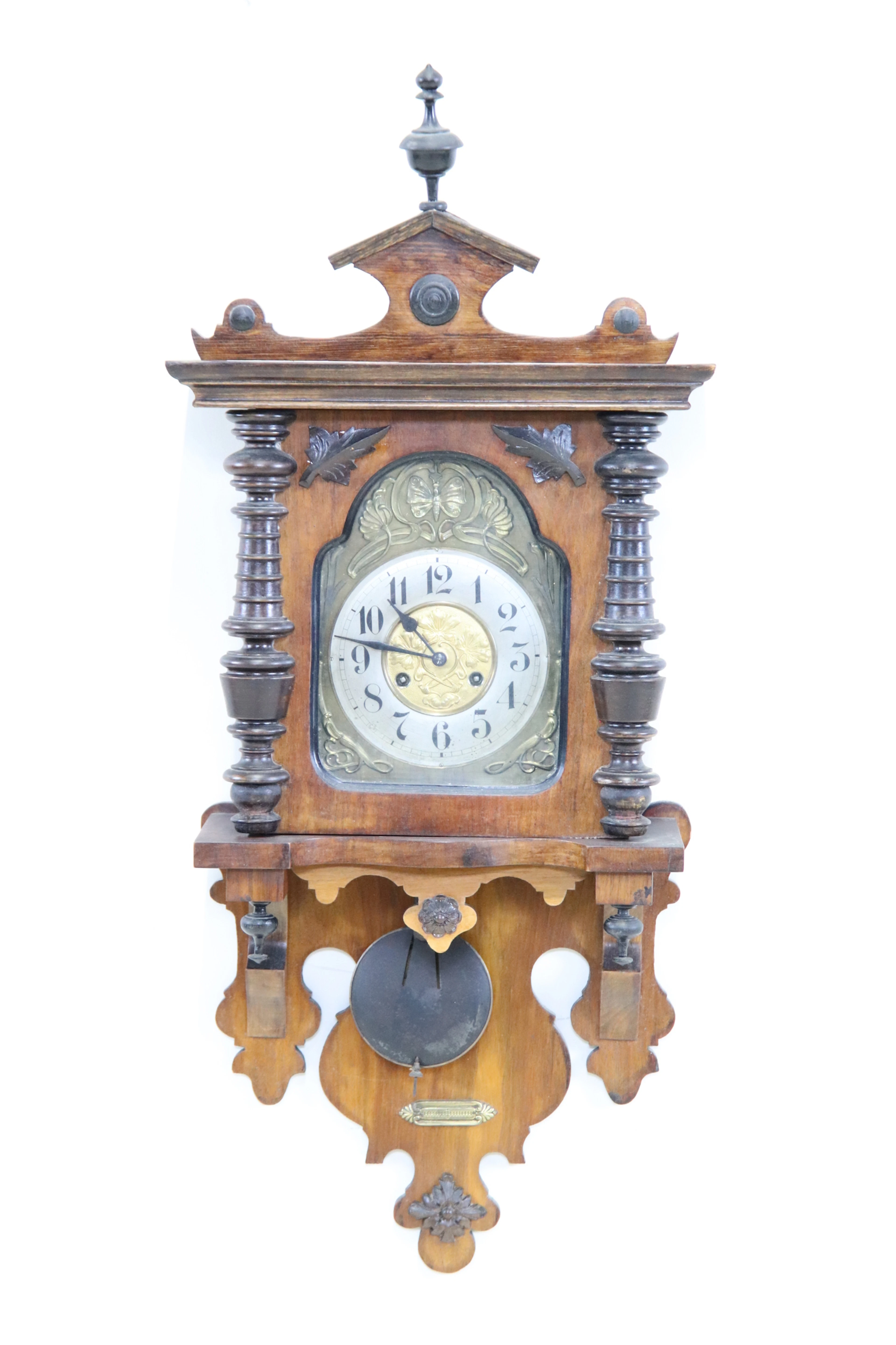 Orologio maniero, legno, circa 1900.