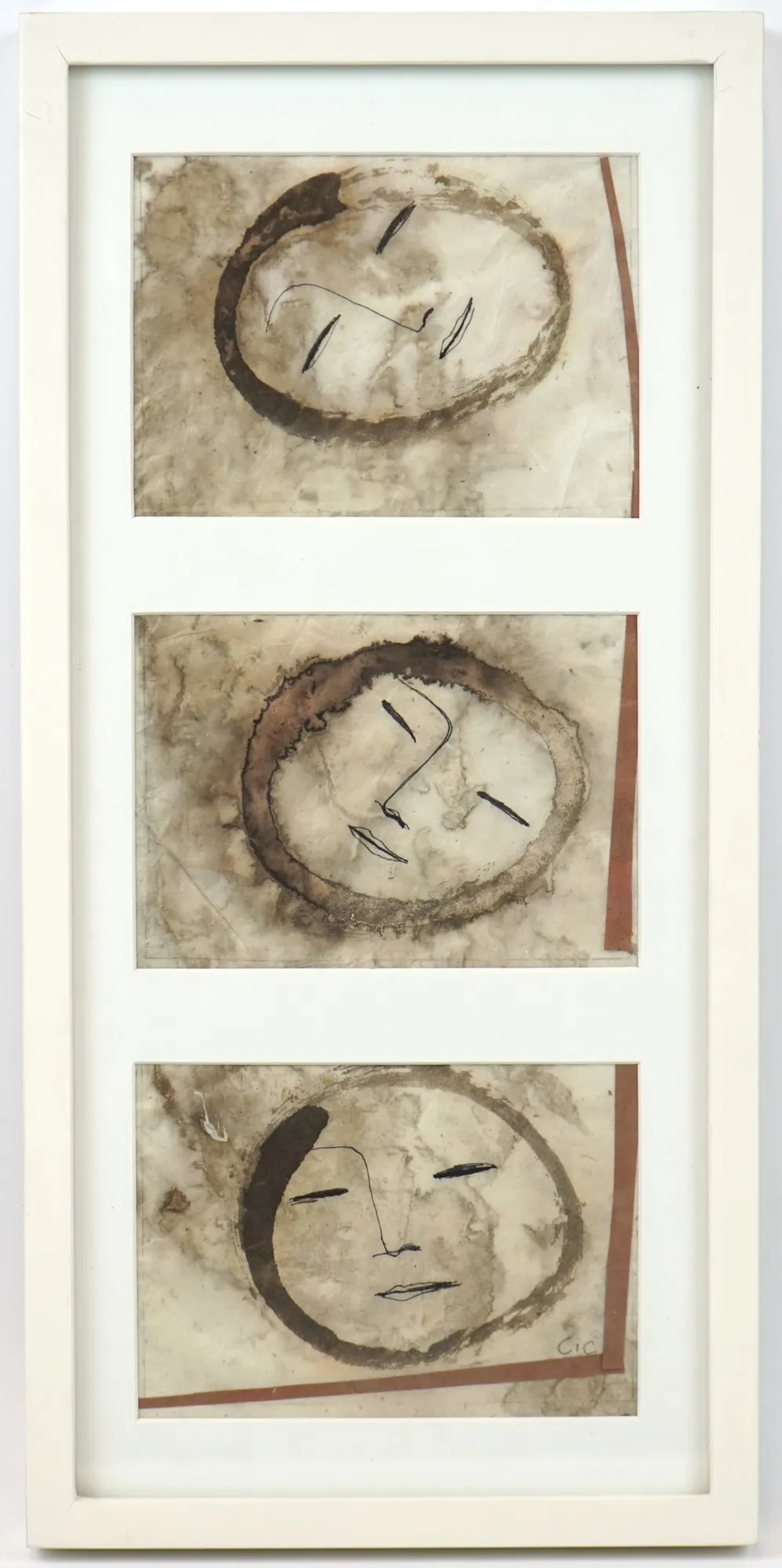 Artista non identificato, tecniche miste, monogramma firmato Cic.