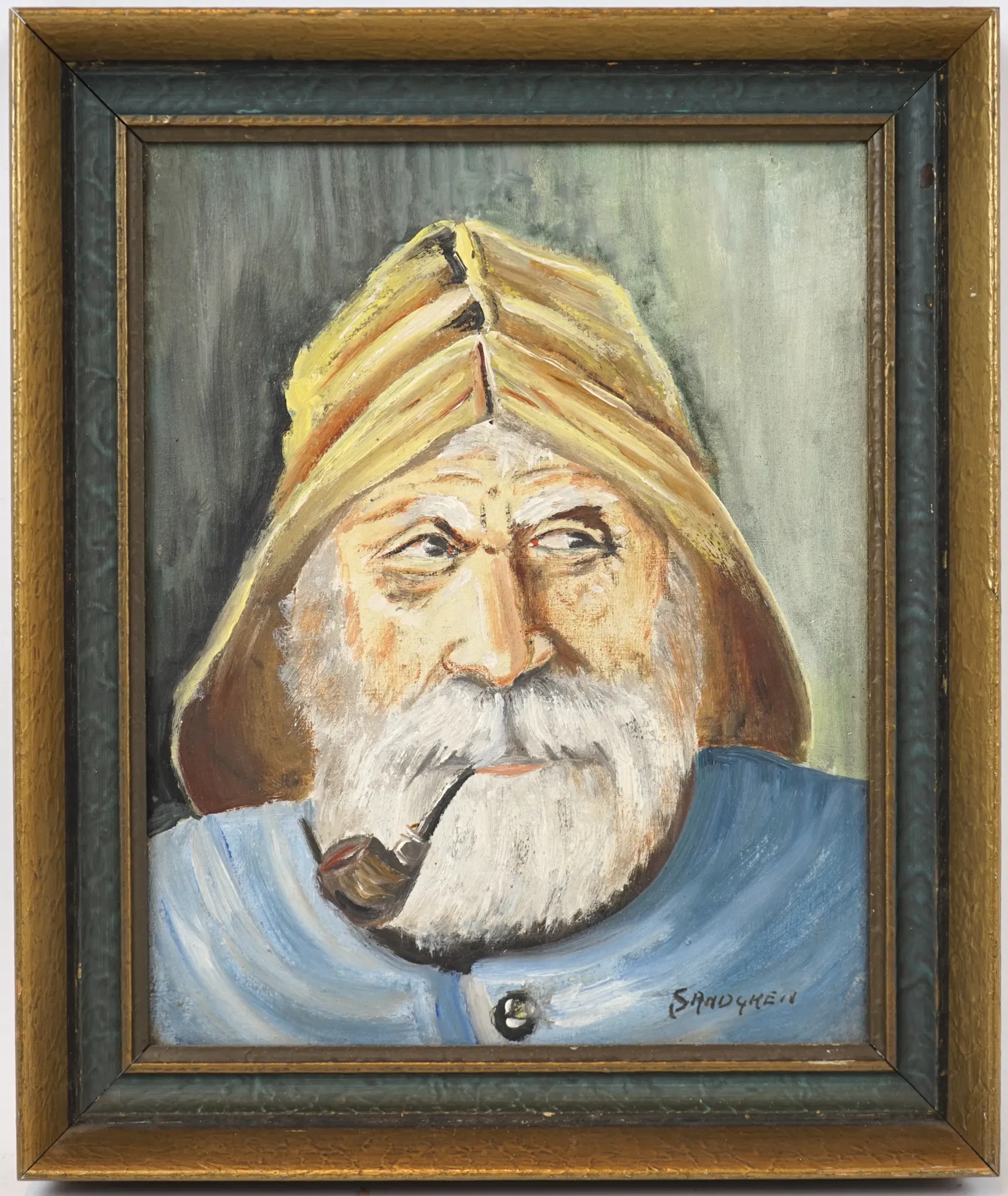 Unidentified artist, oil on canvas, signed Sandgren.