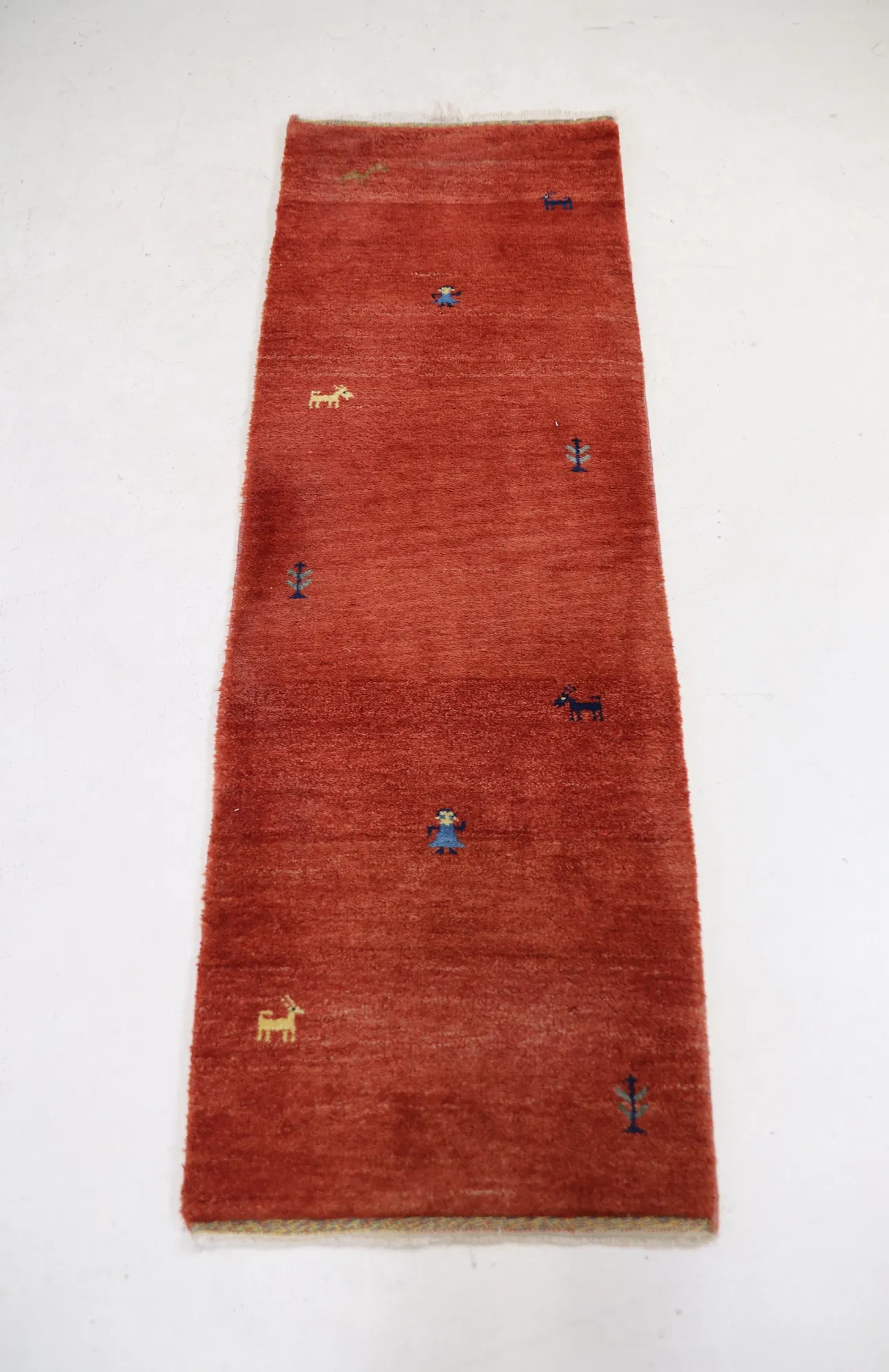 Tapis, oriental, noué à la main, laine.