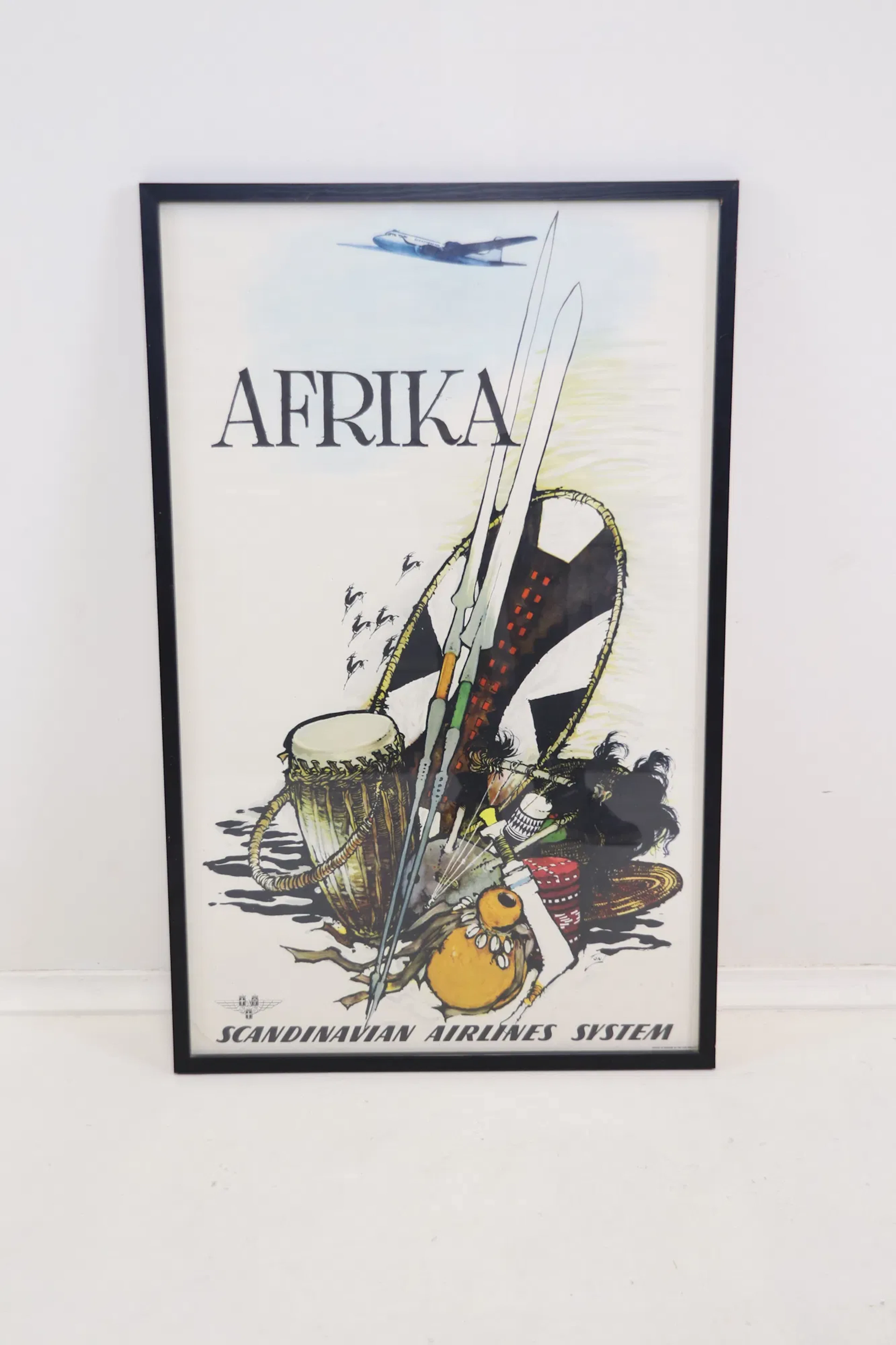 Advertising poster, "Africa", SAS.