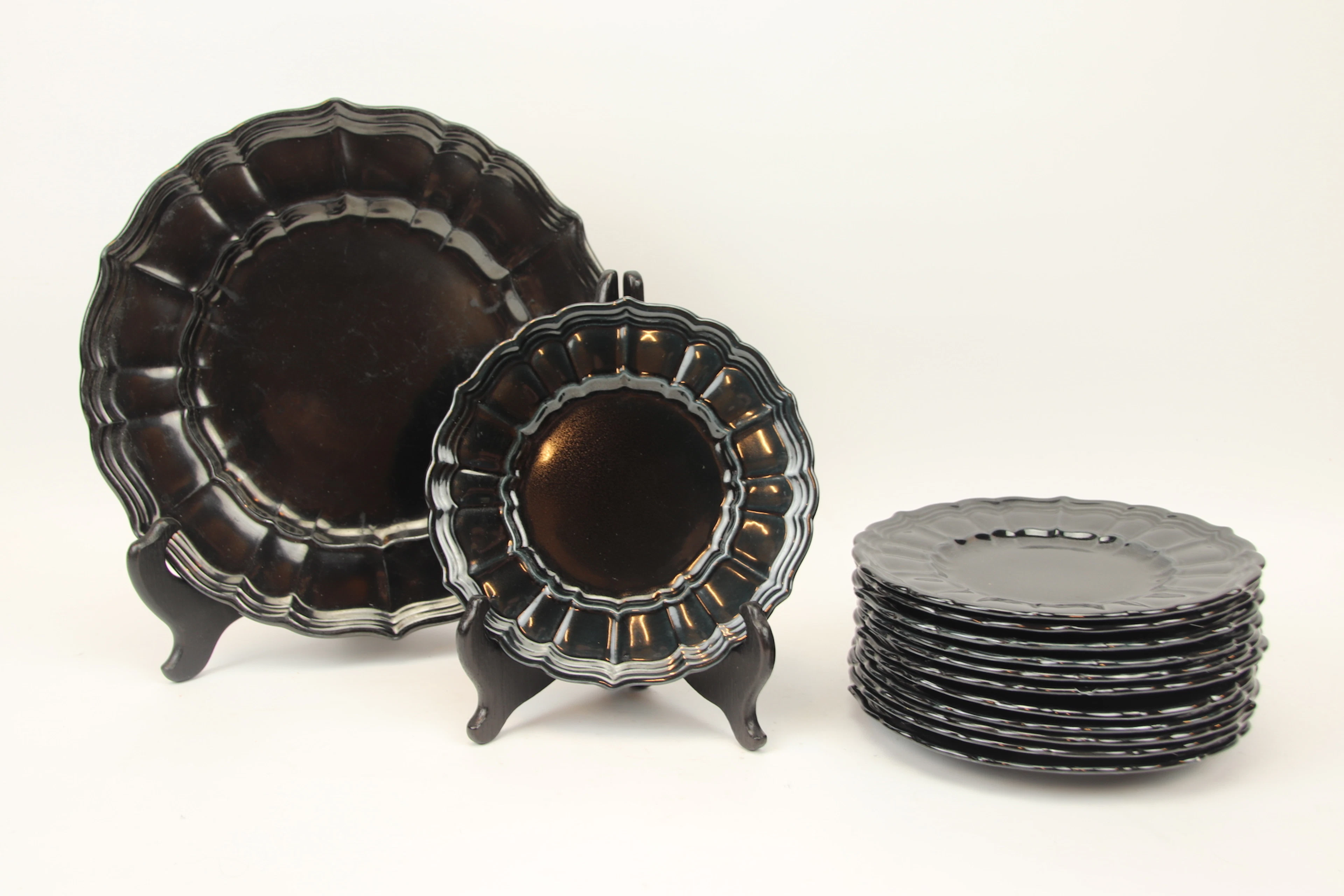 Arthur Percy, a 13-piece fruit set, flint ware, Gefle.