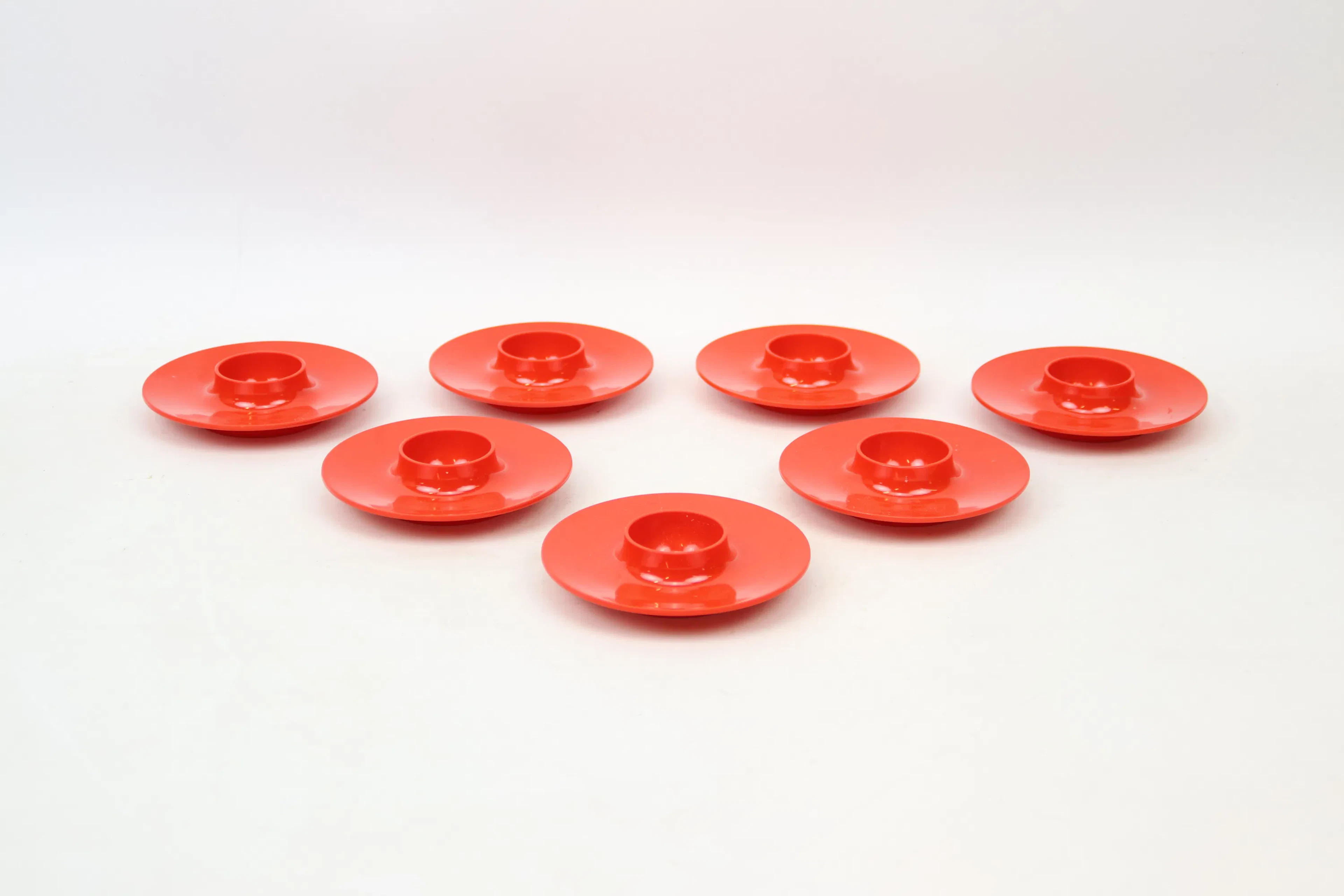Portauova, 7 pezzi, plastica, "U.115", stile Mepal Dinnerware, Rosti, Danimarca.