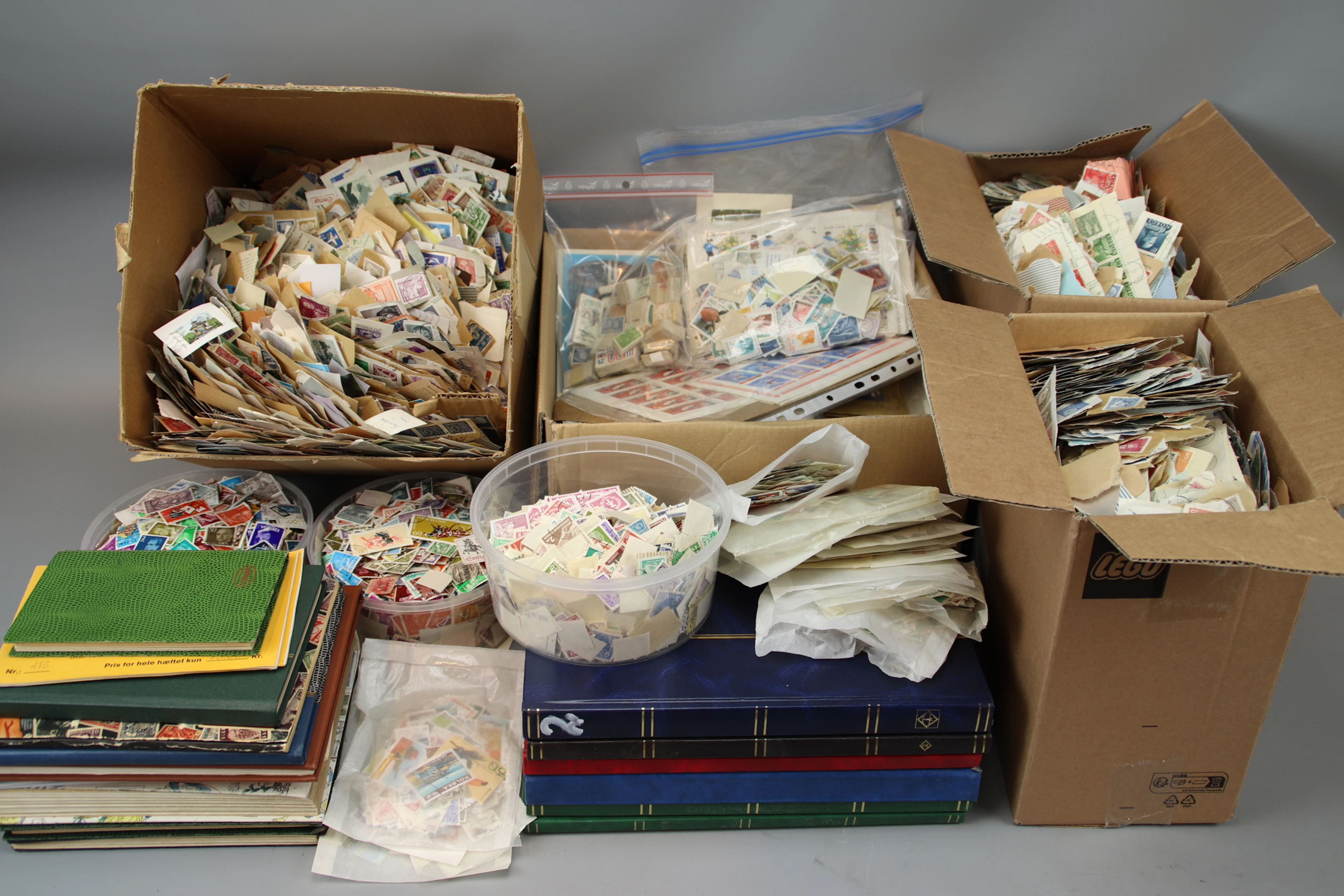 Collezione di francobolli.