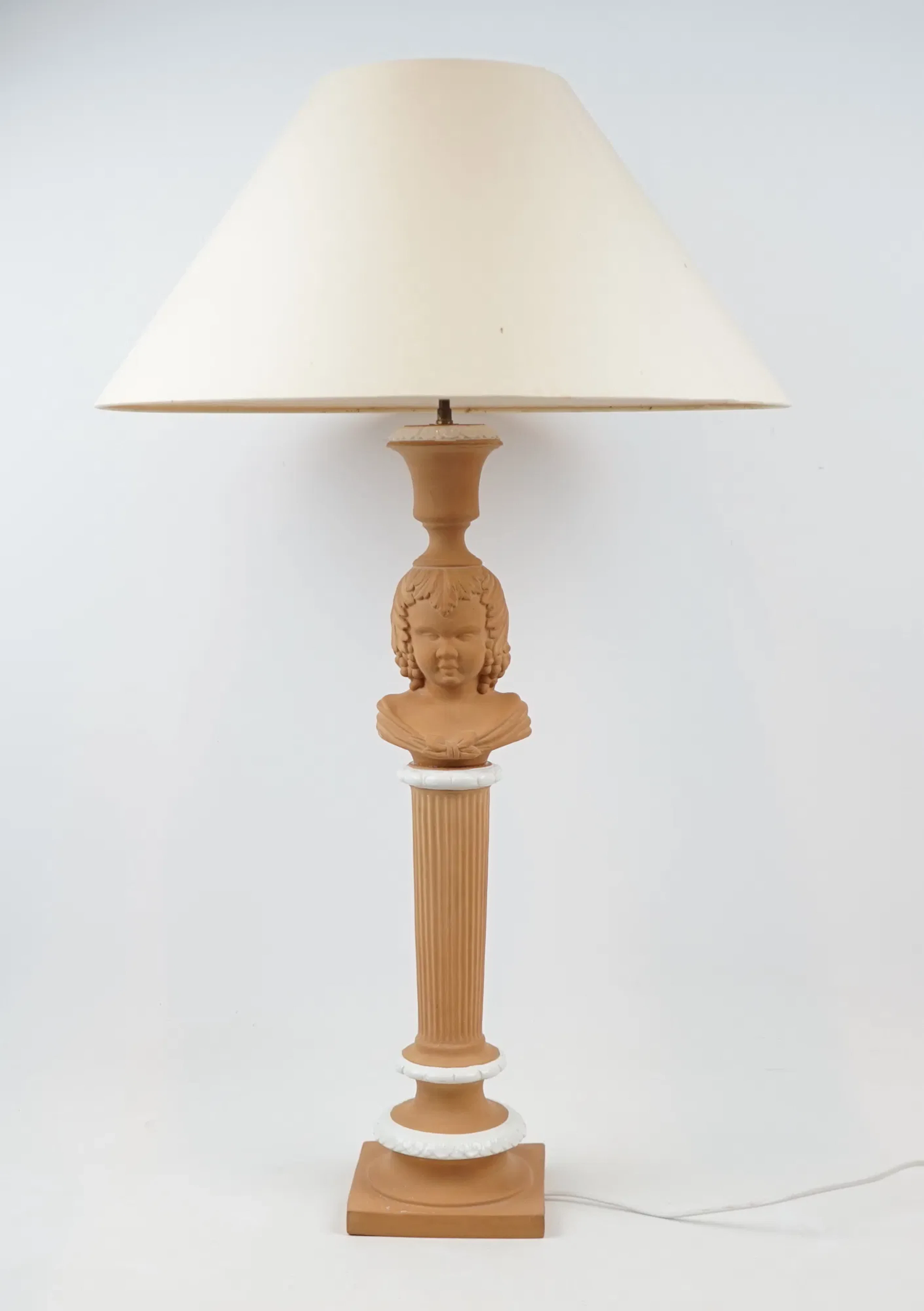 Lampada da tavolo, terracotta.