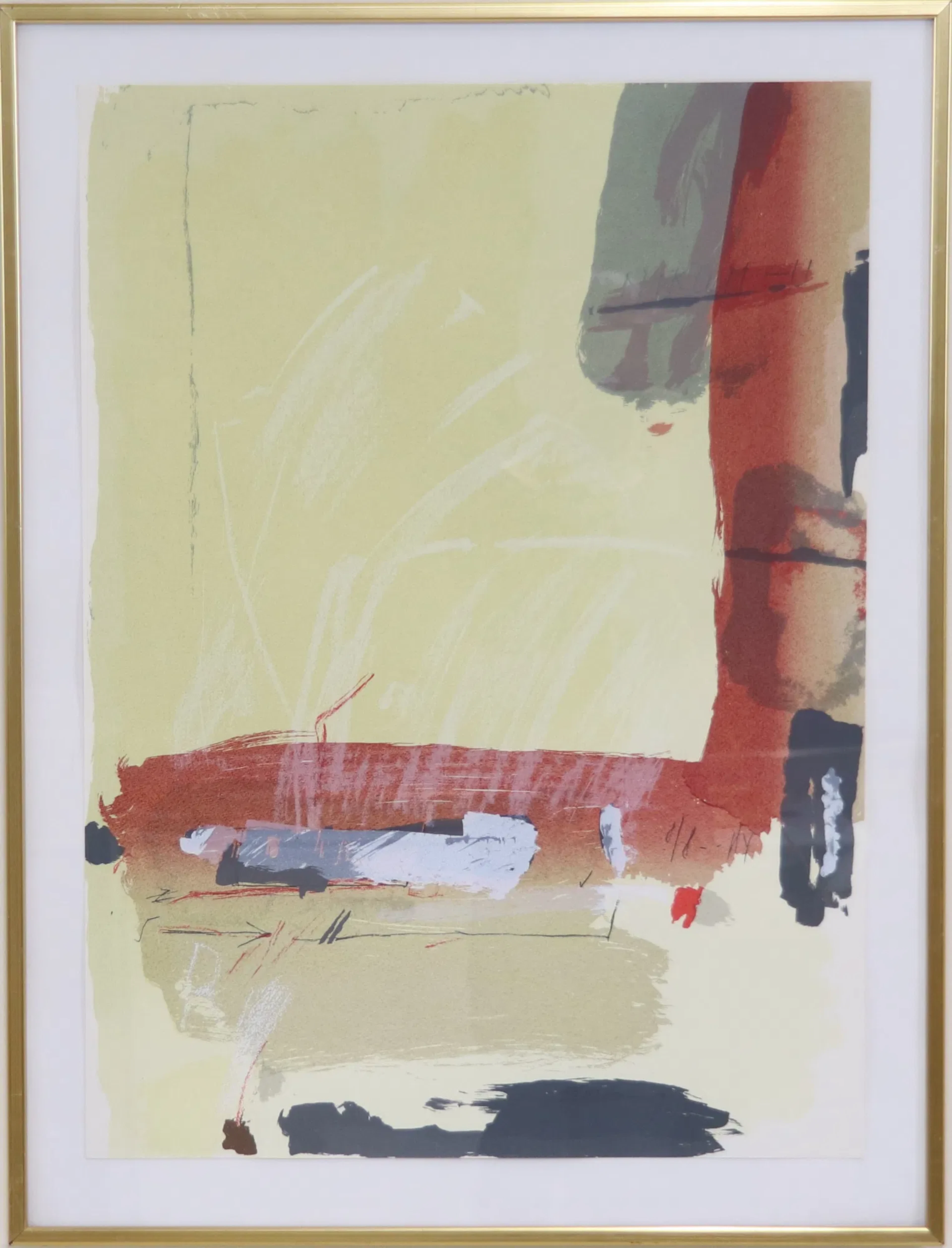 Vladimir Kamendy, técnica mixta, 8/8, firmado.