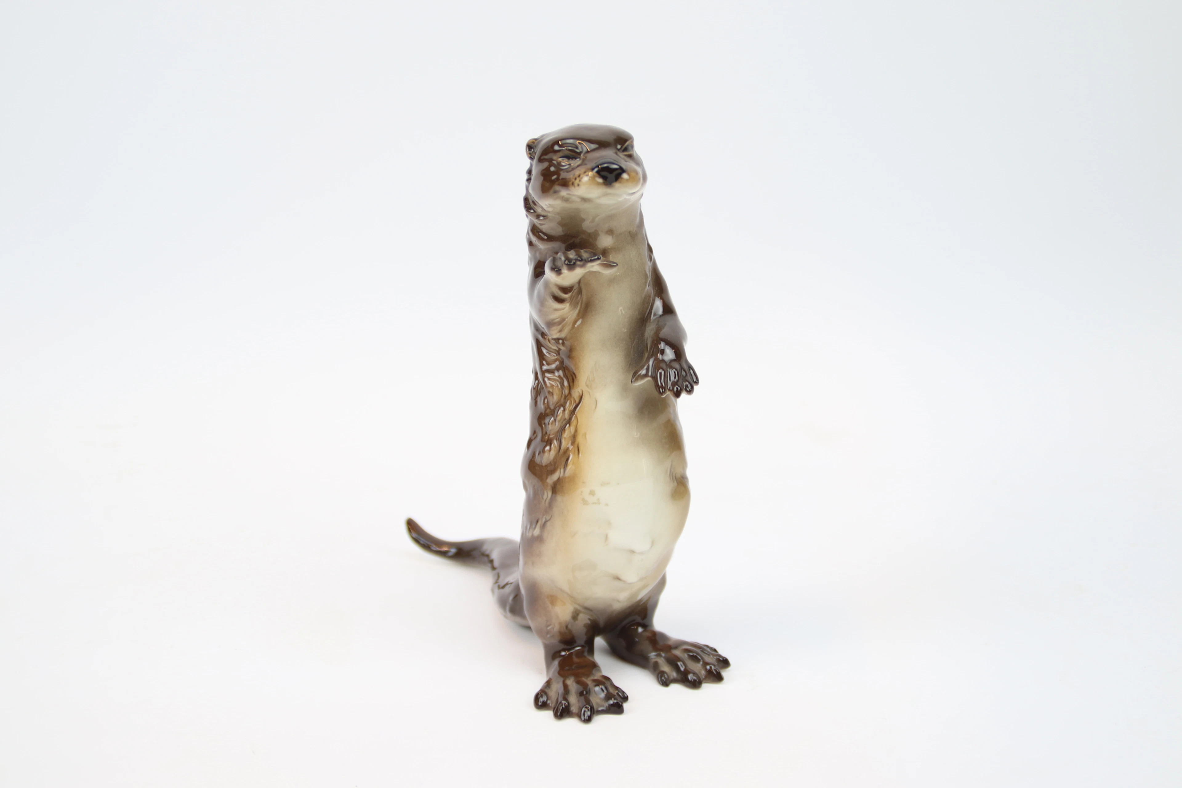 figurina, lontra, porcellana, Goebel.