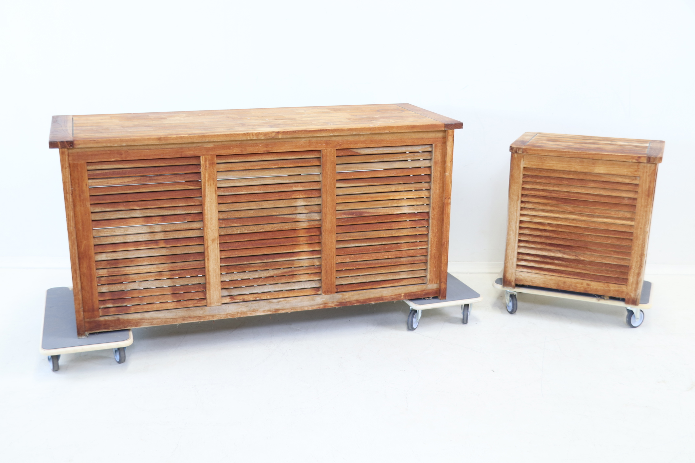 Cajas de cojines, 2 piezas, madera, Brafab.