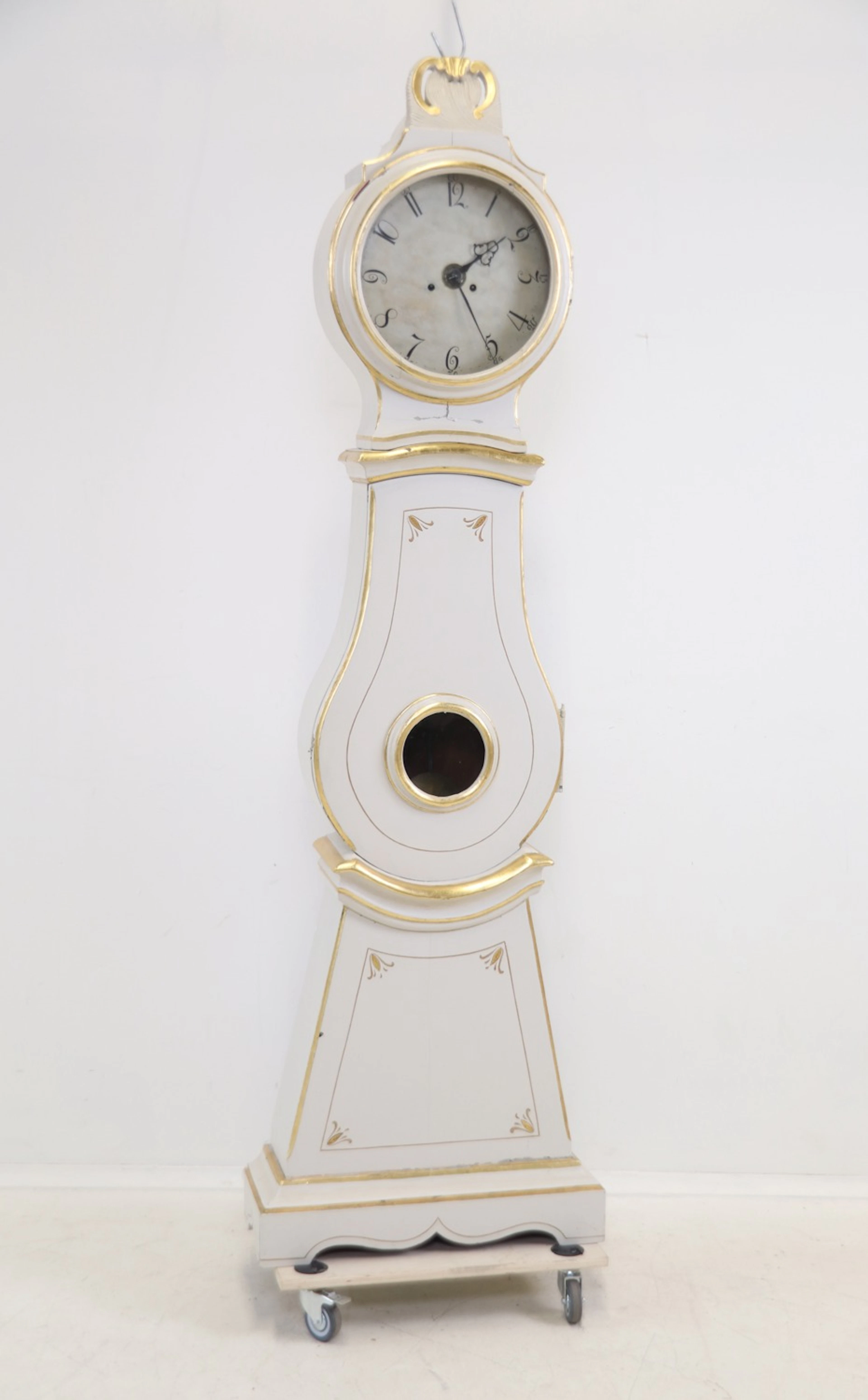 Orologio da pavimento, legno/metallo, 1800.