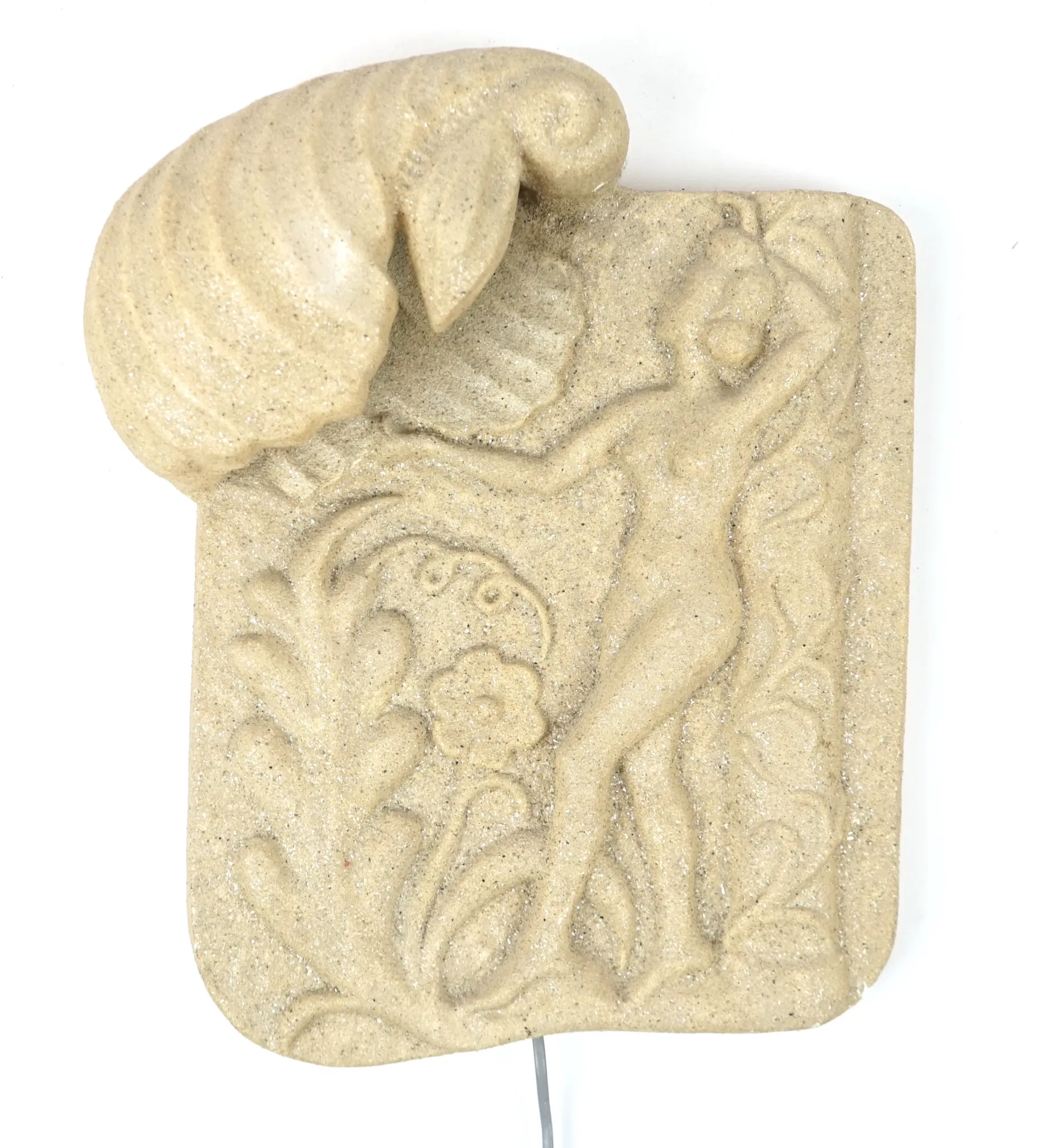 Lámpara de pared, escayola sueca moderna, años 40.
