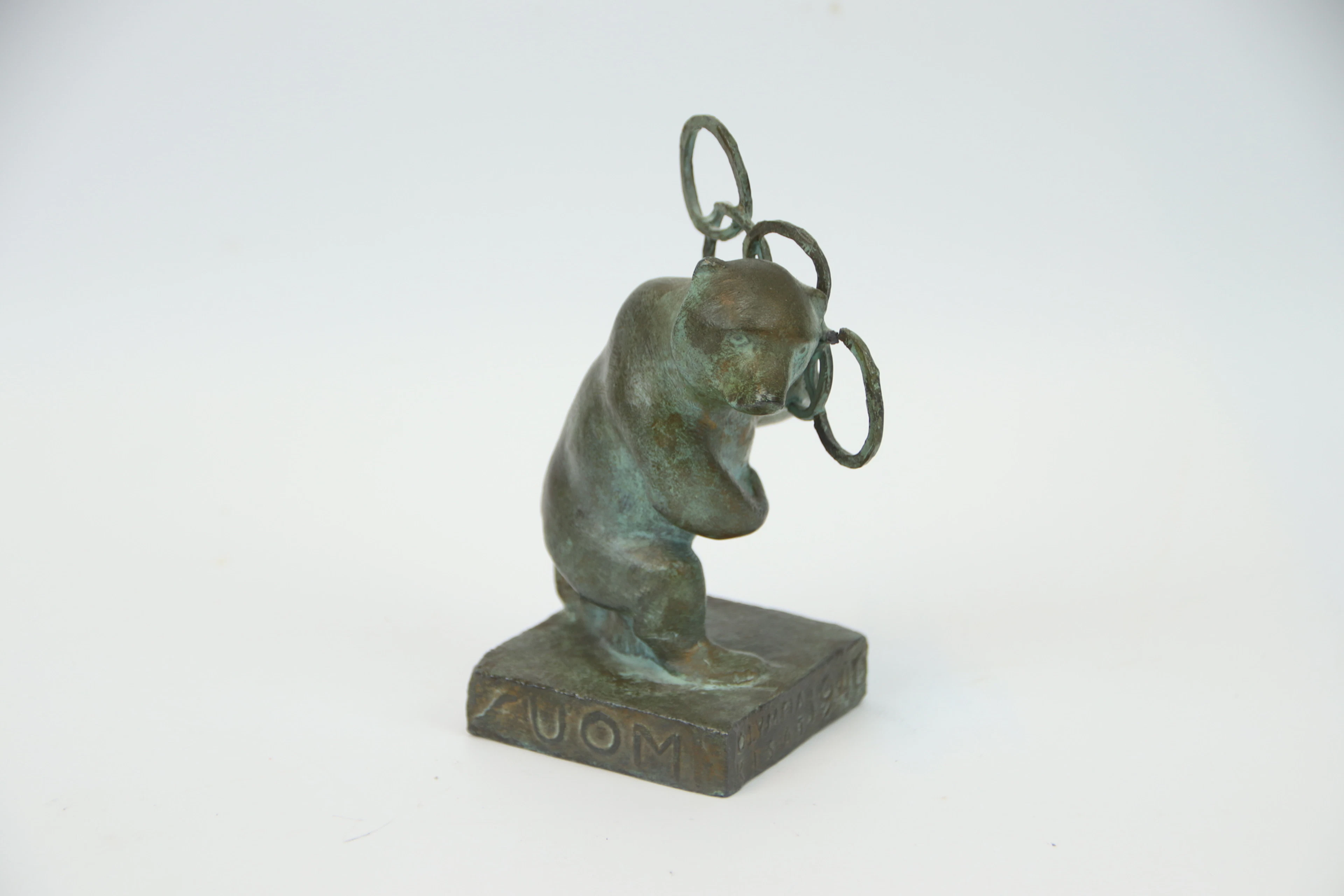 Scultura, metallo patinato in bronzo, Olimpiadi di Helsinki 1940.