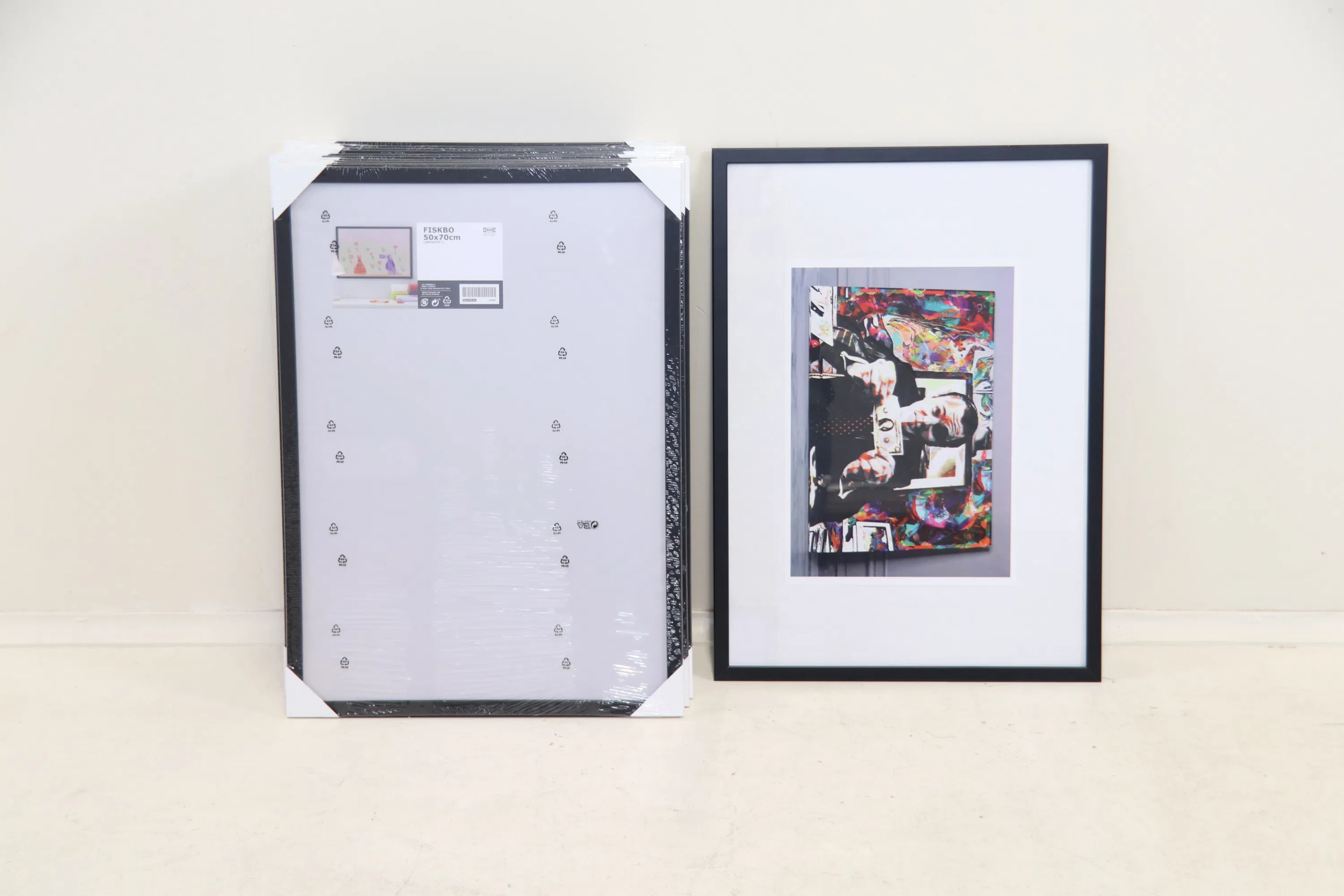 Frames, 12 pcs, wood, "Fiskbo", IKEA.