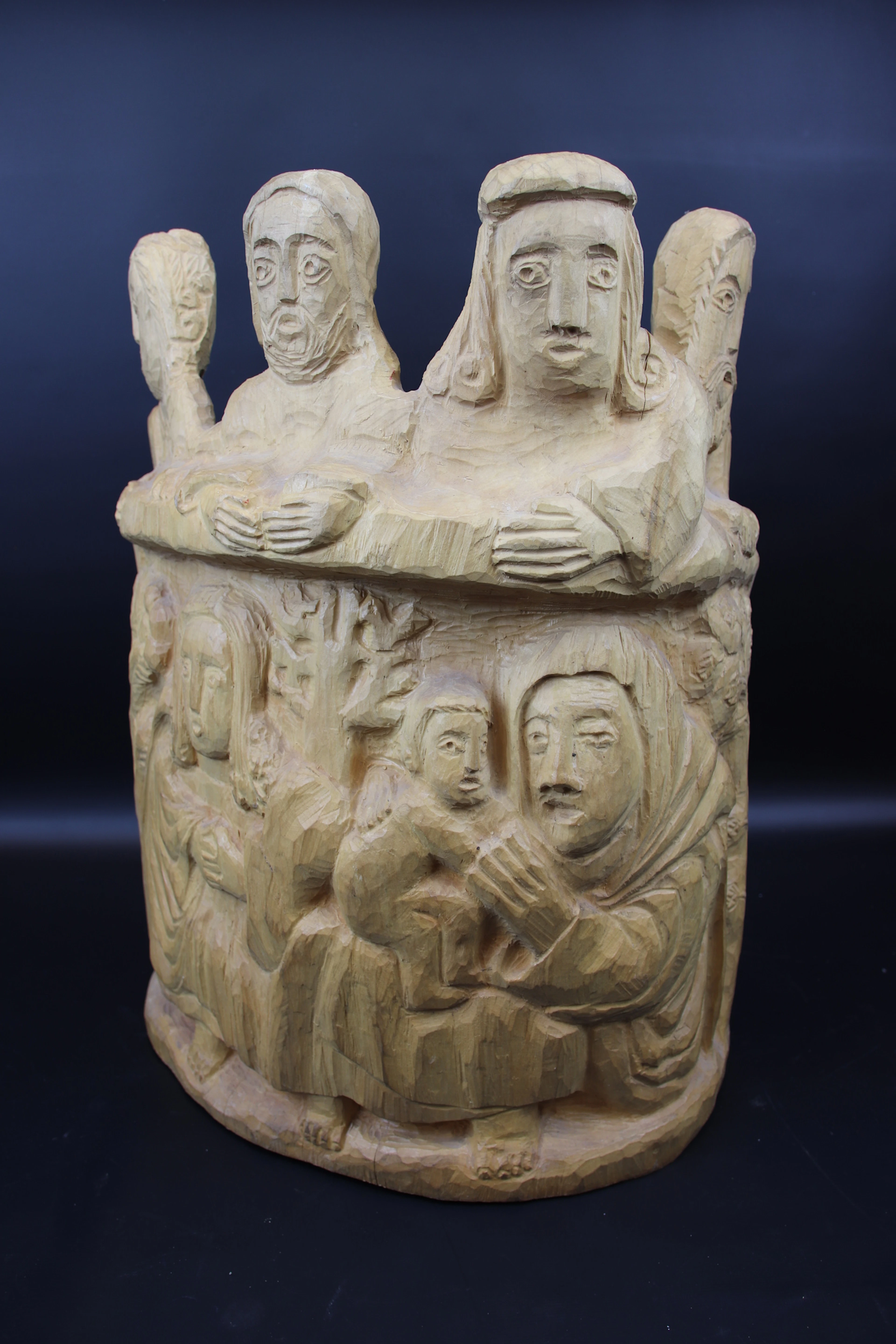 Marian Kozera, a sculpture, wood, Poland, signed, 1978.