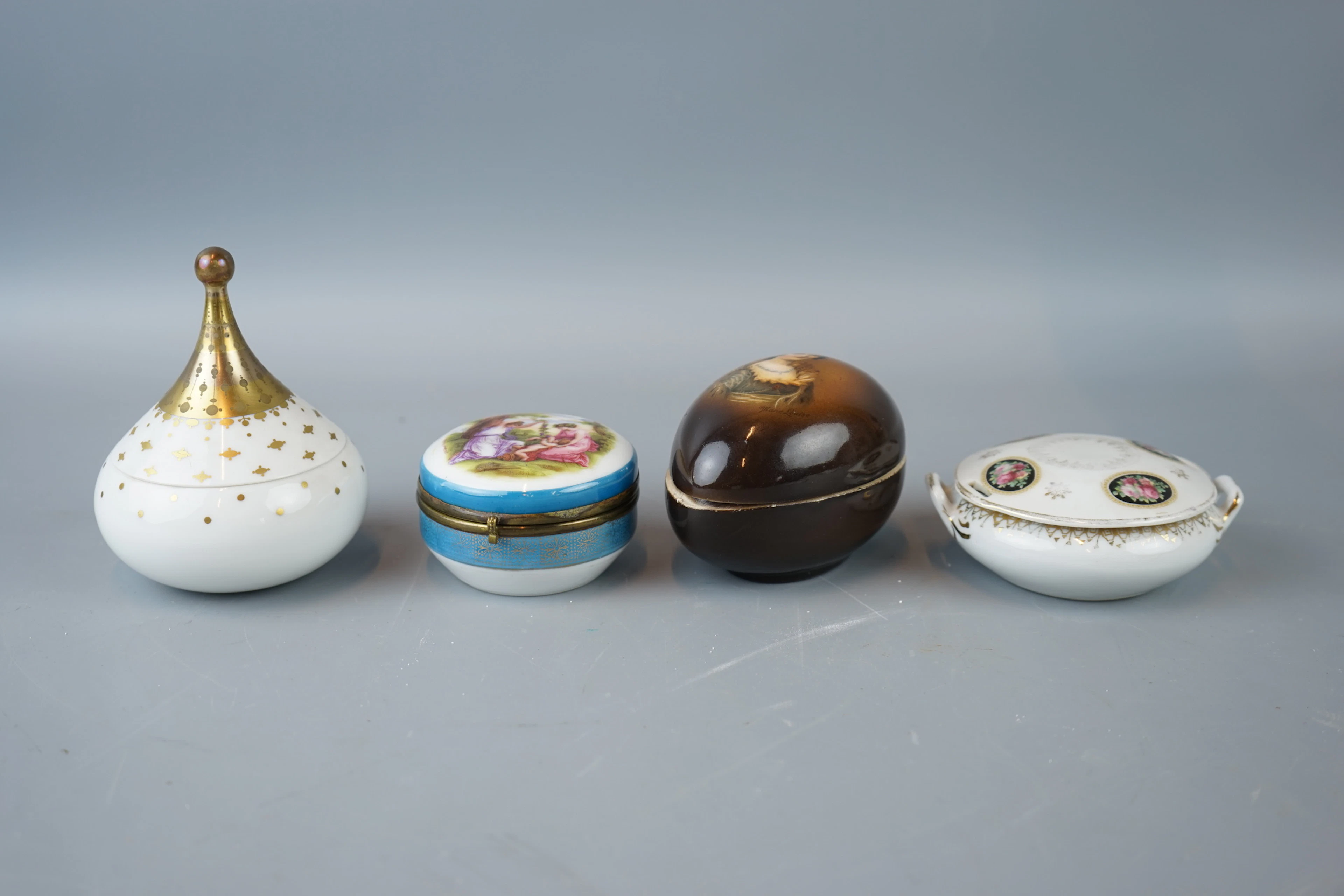 Scatole per capezzoli, 4 pz, porcellana, incluso Rosenthal.
