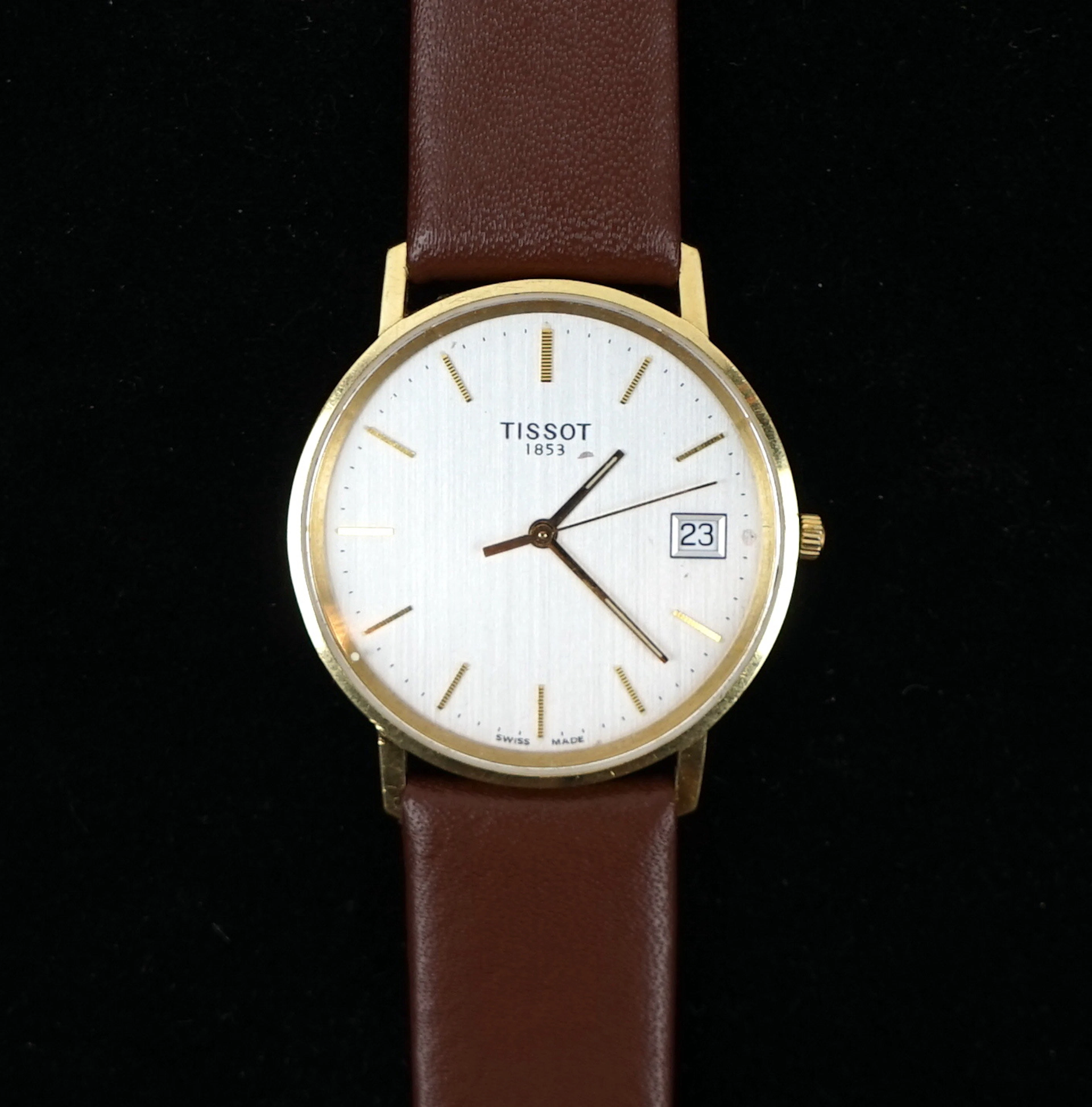 Reloj de pulsera, Tissot, oro 18k (750).