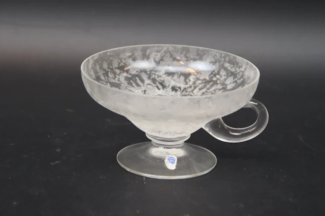 Dessert bowls on foot, 12 pcs, frosted glass, Johansfors.