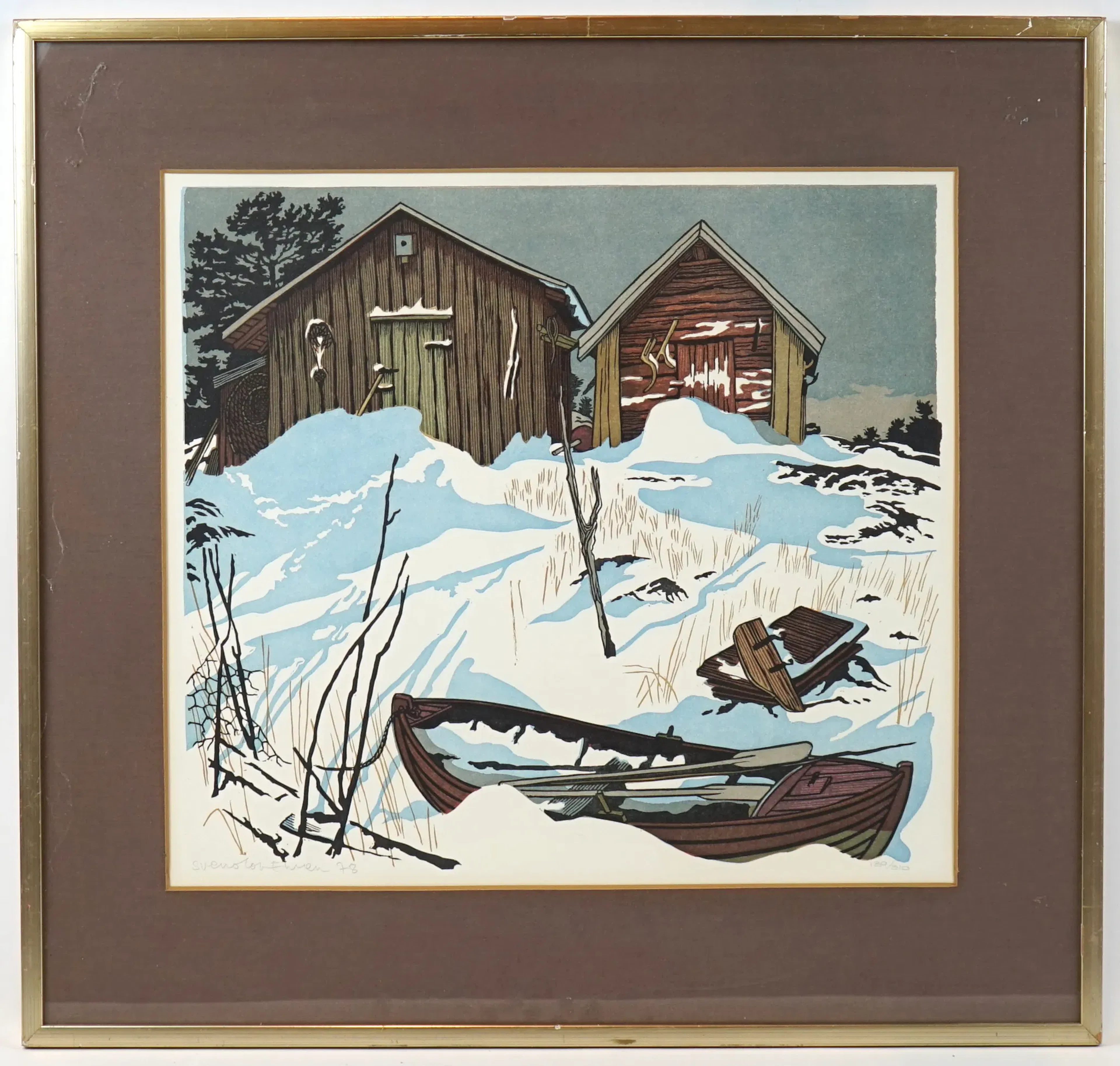 Svenolov Ehrén, litografía 139/310, firmada, 1987.