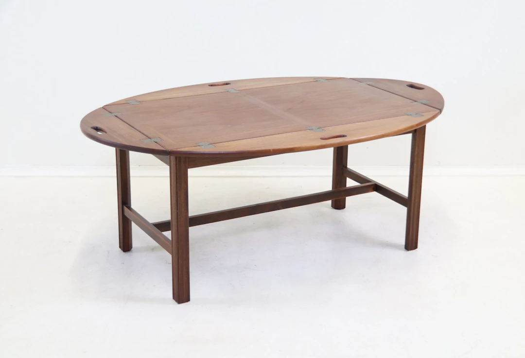 Tavolino da caffè, mogano cerato, "Butler's Tray".