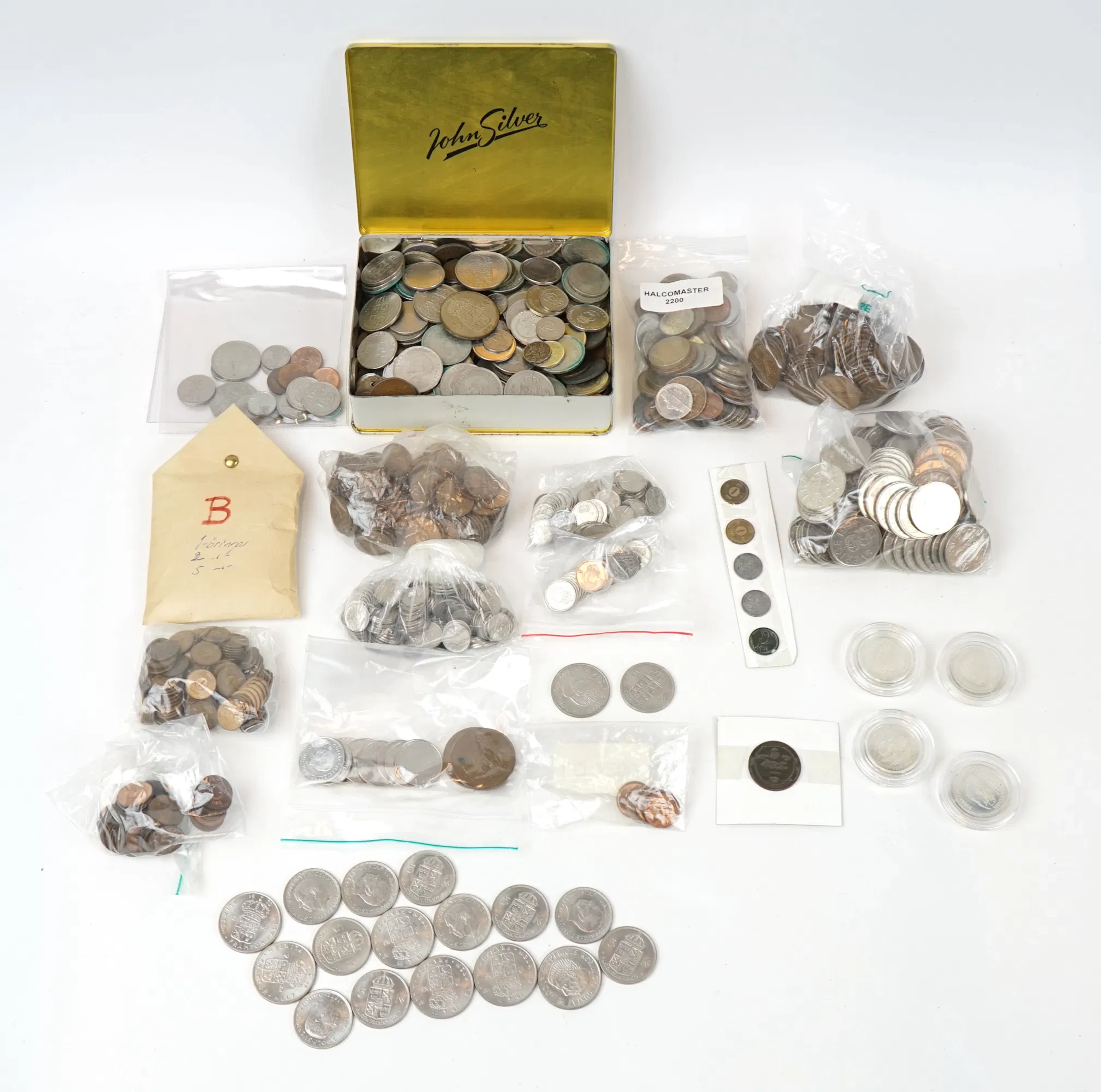 Coins, miscellaneous, a lot, mostly from later dates.